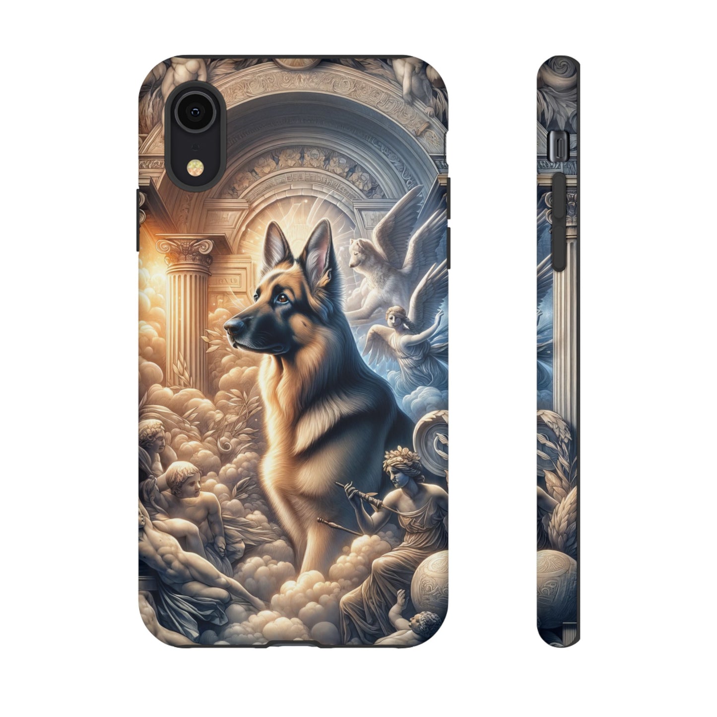 Neo-classicism and dreamy fantasy German Shepherd Phone Case