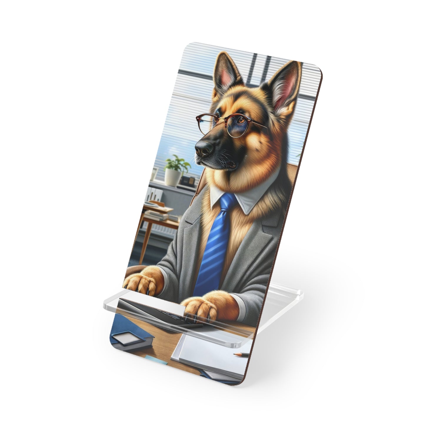 German Shepherd Working Smartphone Stand