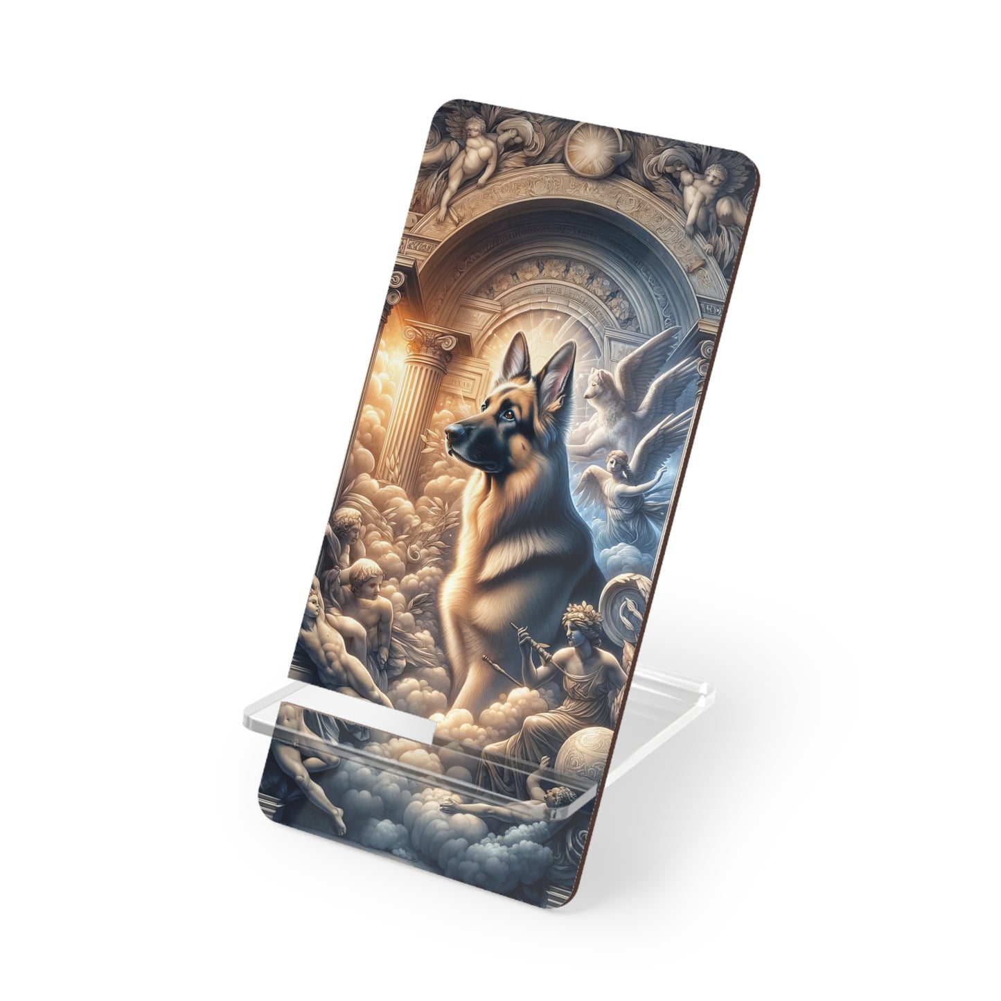 Neo-classicism and dreamy fantasy German Shepherd Smartphone Stand