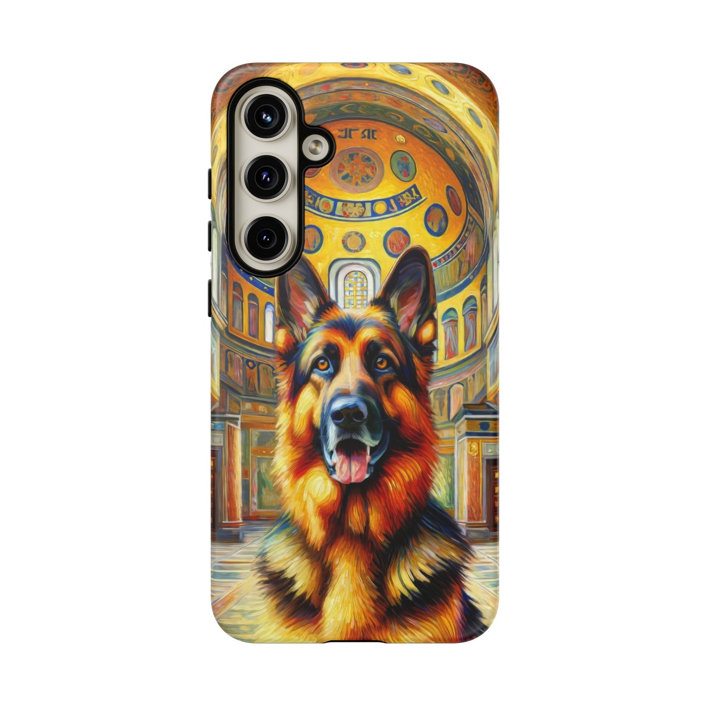 Neo-impressionist German Shepherd Phone Case