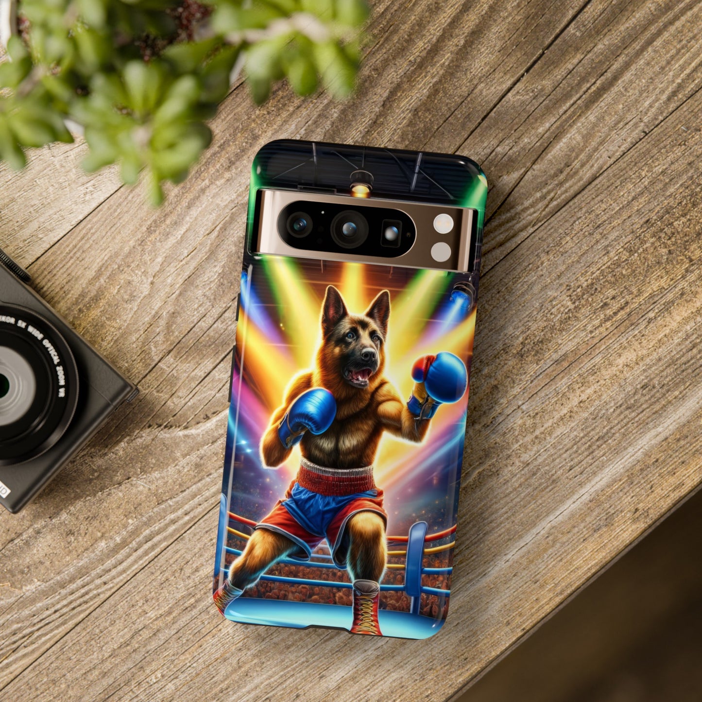 German Shepherd Boxing Phone Case