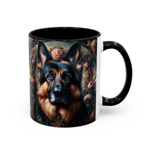 Gothic, high angle German Shepherd Coffee Mug