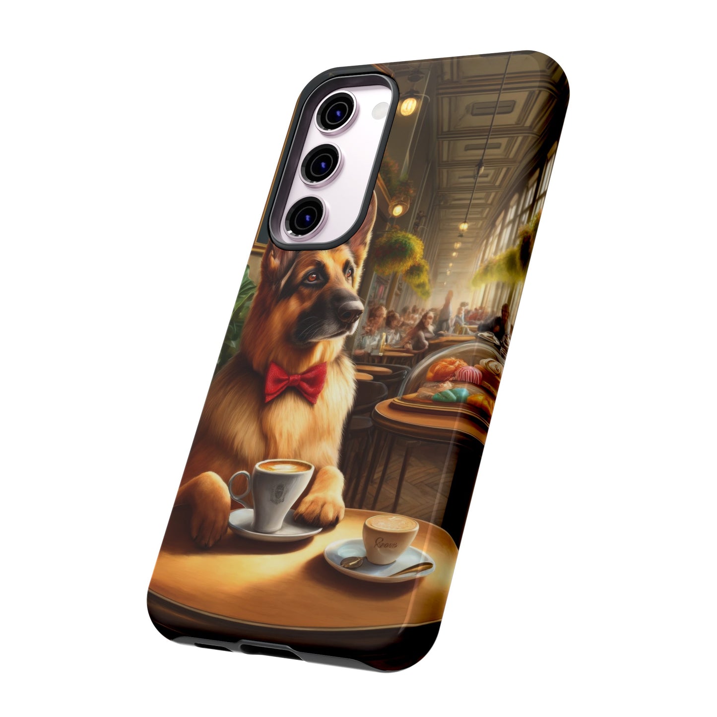 German Shepherd Drinking Phone Case