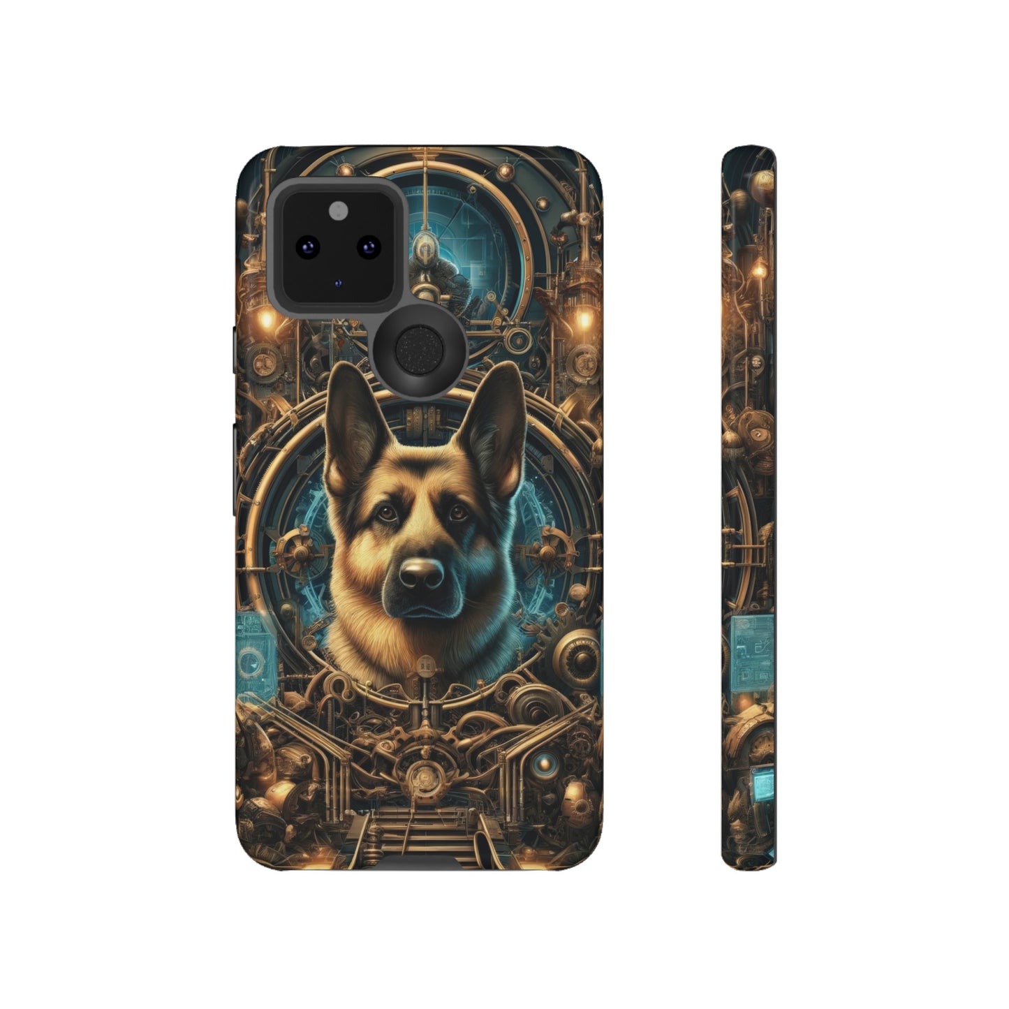 Steampunk Fantasy V2 German Shepherd Phone Case