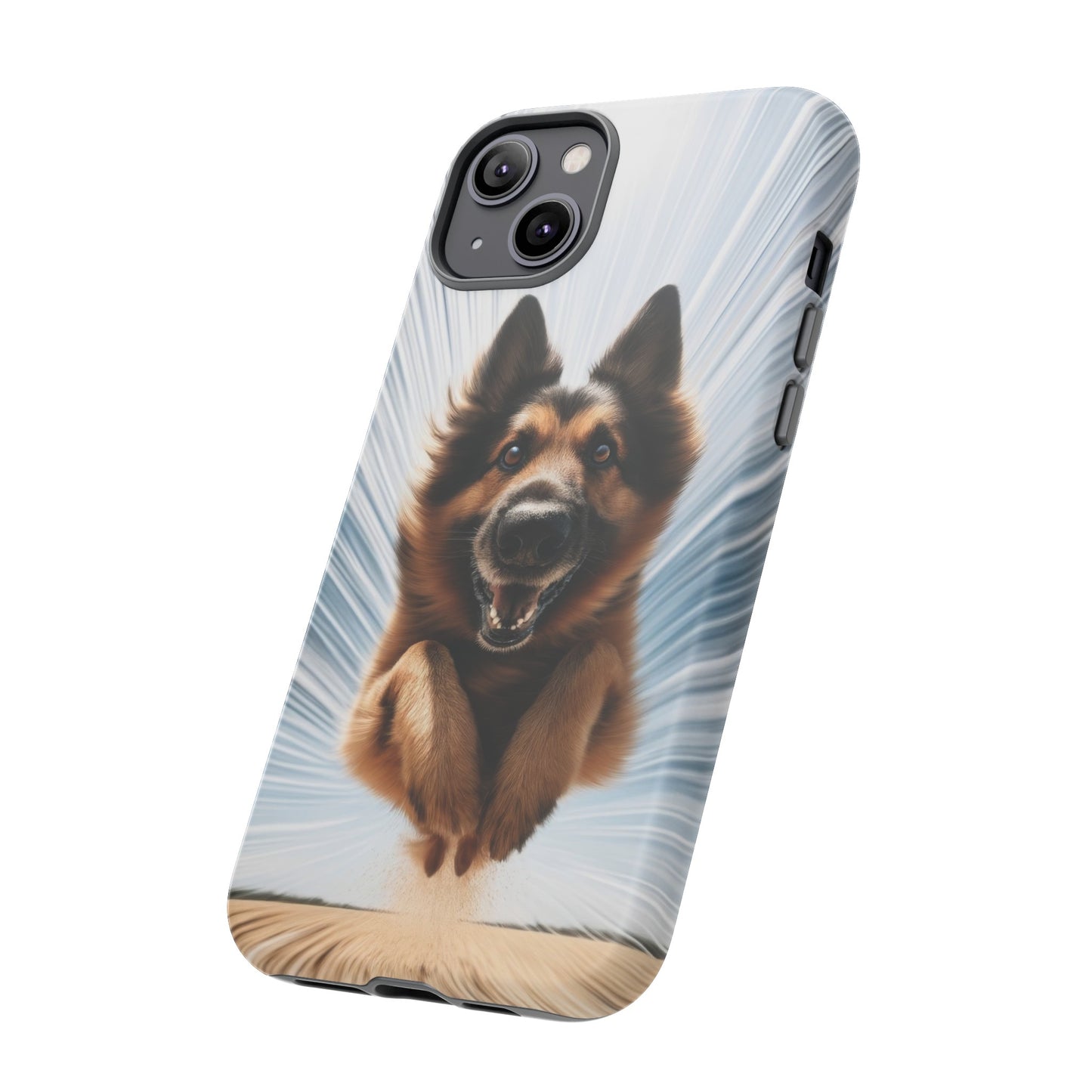 Motion blur German Shepherd Phone Case