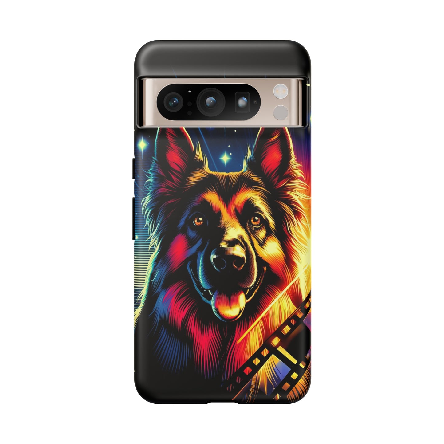 Comic book style German Shepherd Phone Case