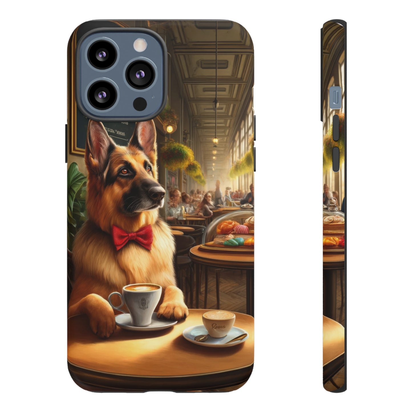 German Shepherd Drinking Phone Case