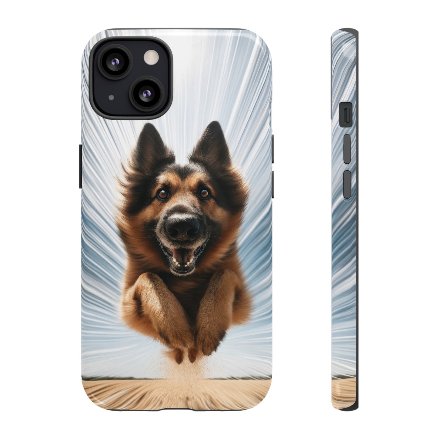 Motion blur German Shepherd Phone Case