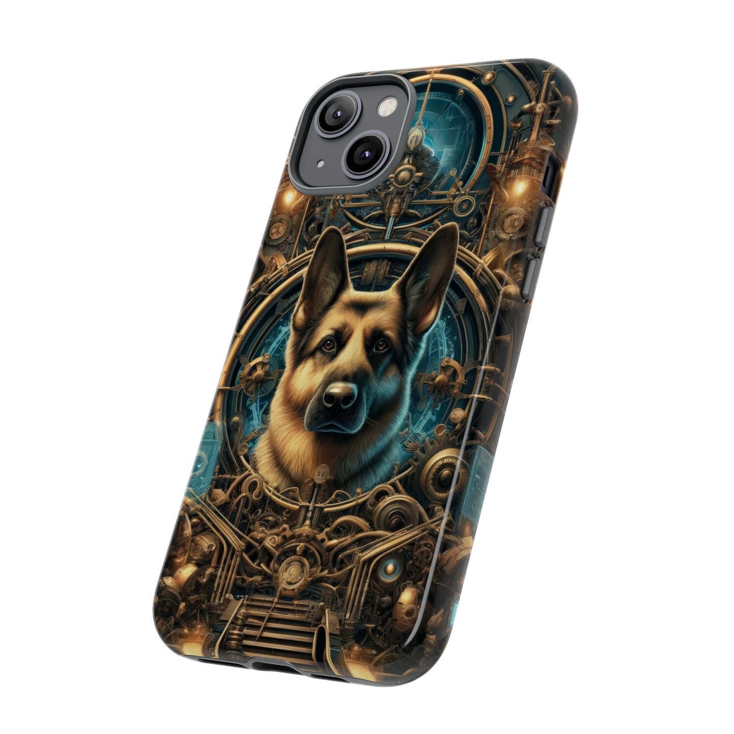 Steampunk Fantasy V2 German Shepherd Phone Case