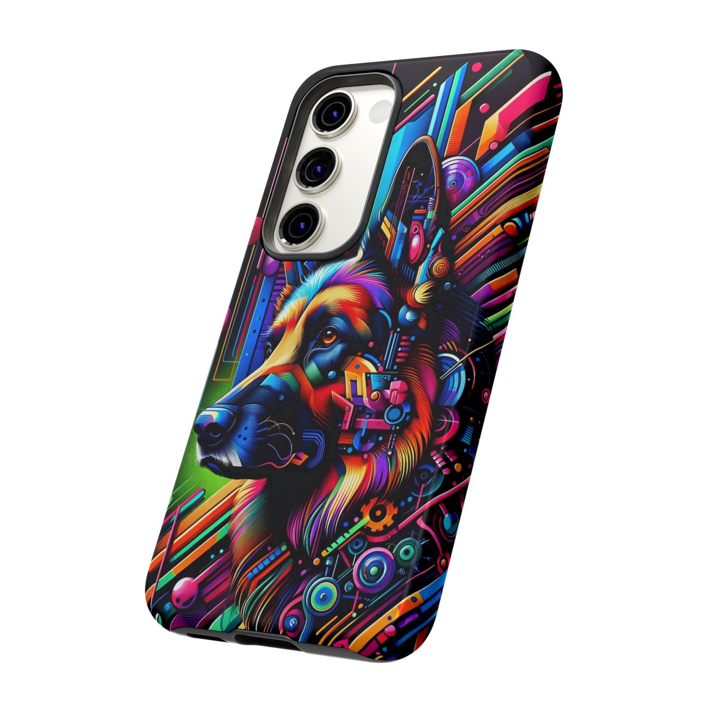 Constructivism and dadaism German Shepherd Phone Case