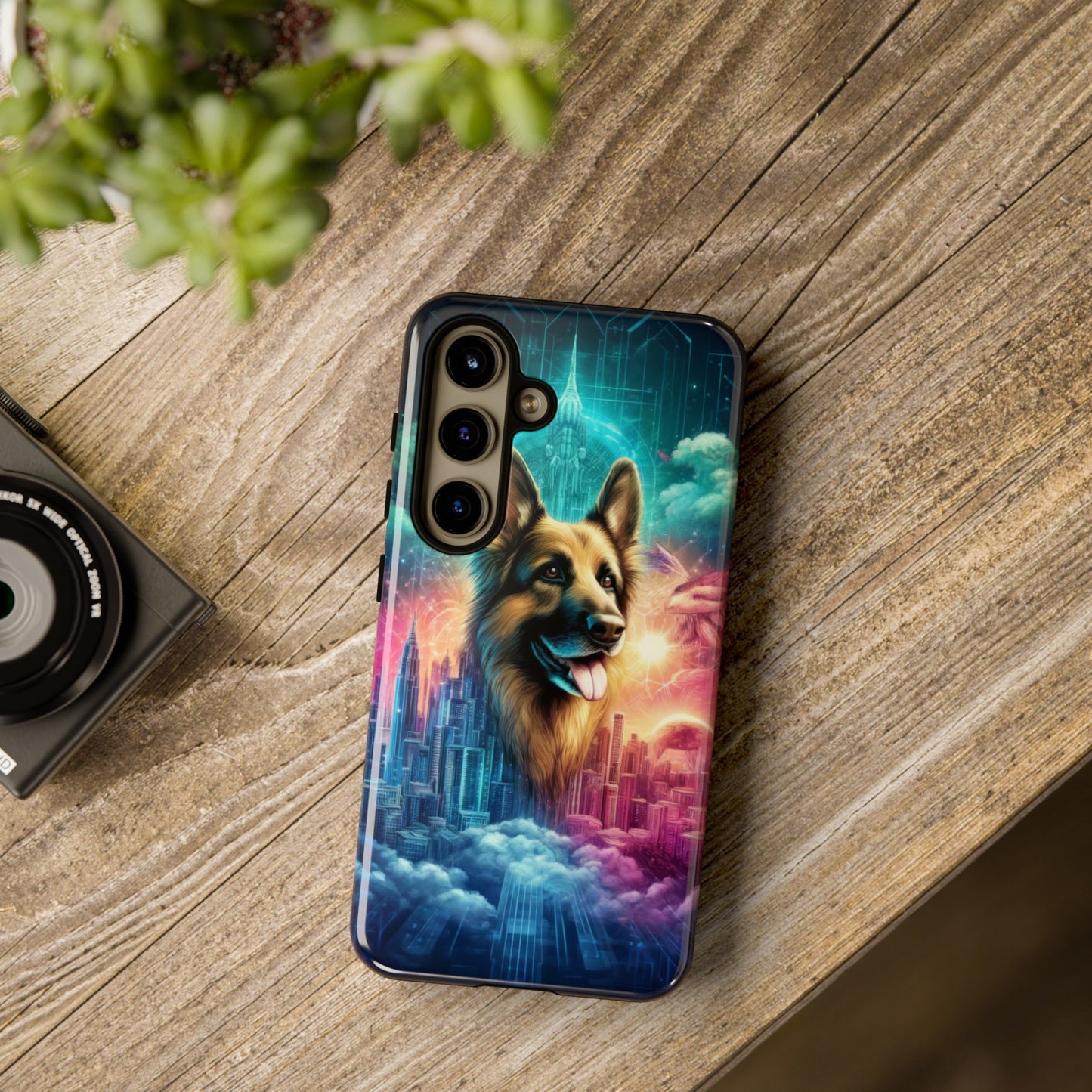 Dreamy fantasy German Shepherd Phone Case