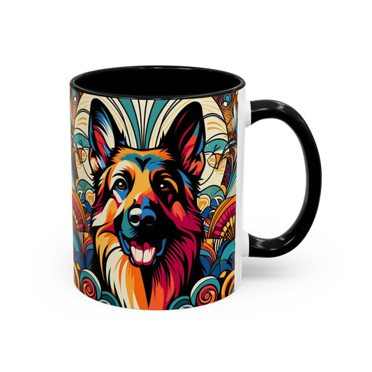 Art German Shepherd Coffee Mug