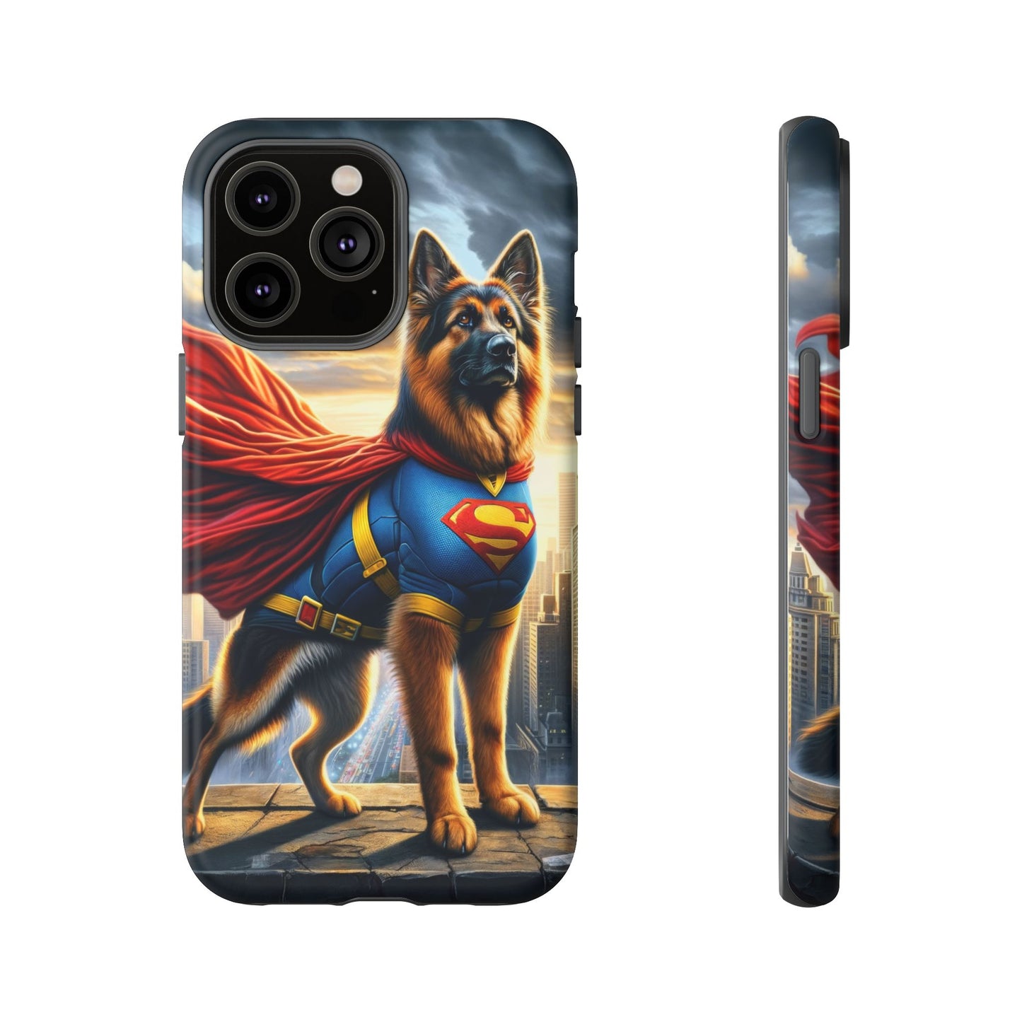 German Shepherd Superhero Phone Case