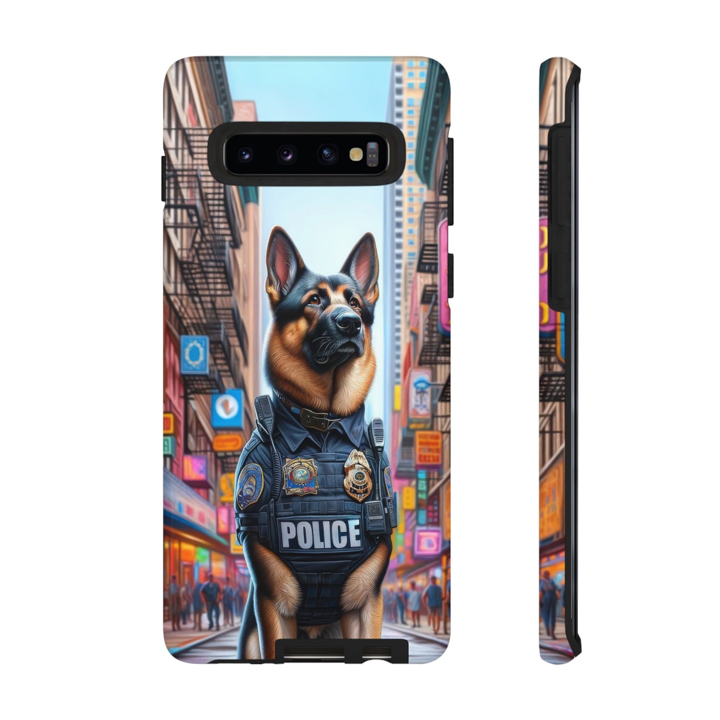 German Shepherd Police Officer Phone Case