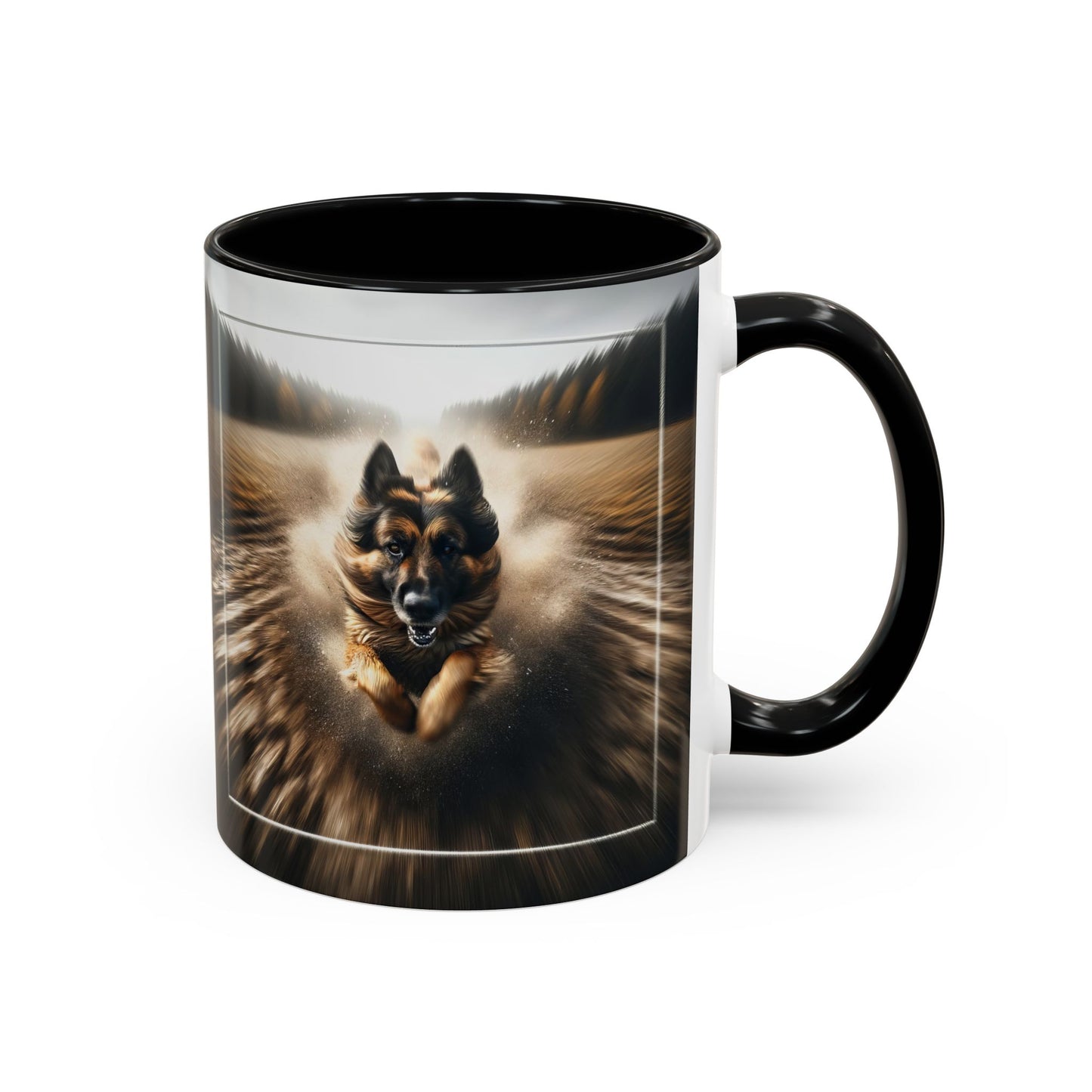 Motion blur V2 German Shepherd Coffee Mug