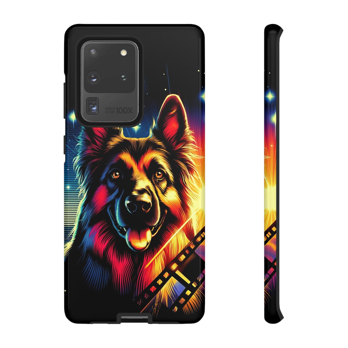 Comic book style German Shepherd Phone Case