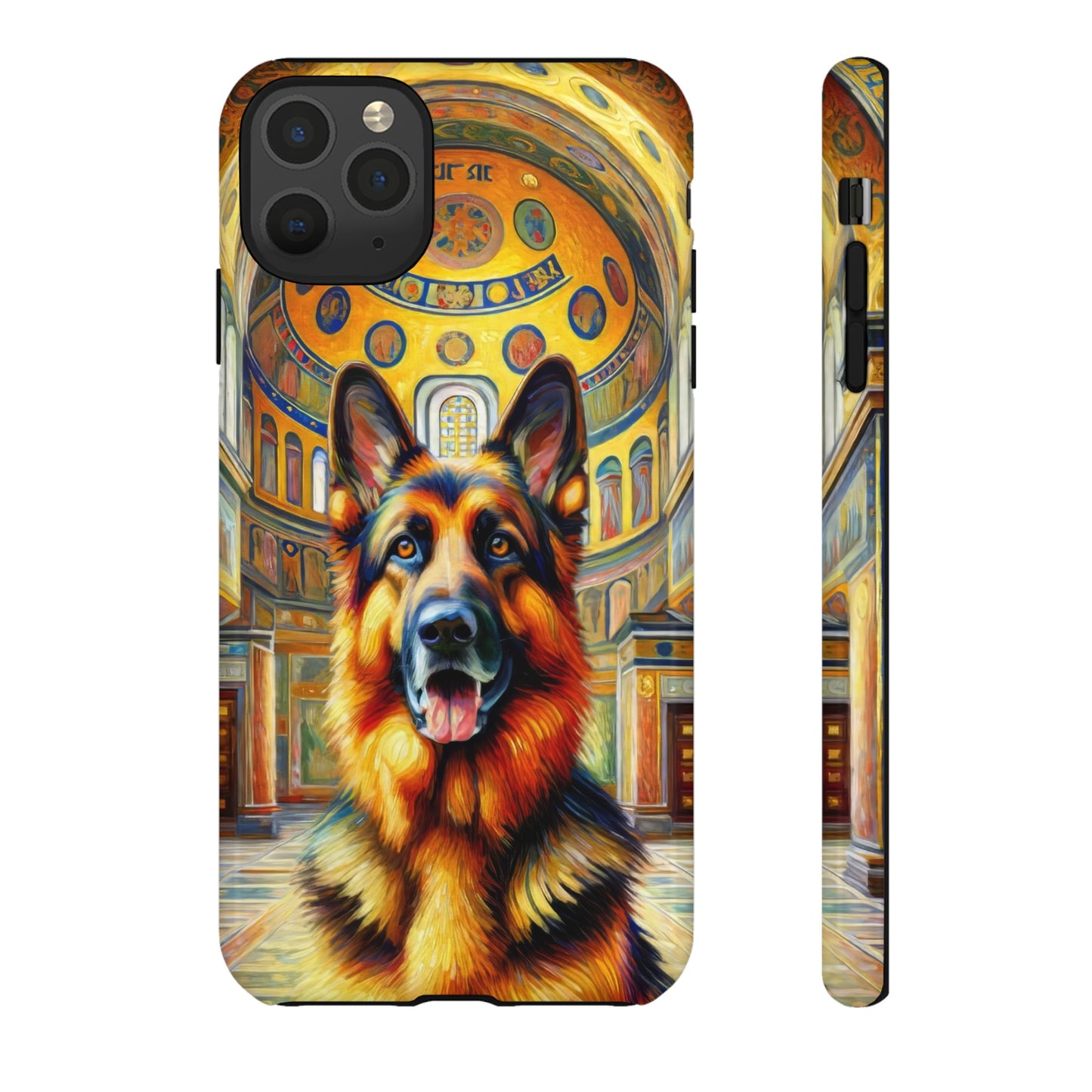 Neo-impressionist German Shepherd Phone Case