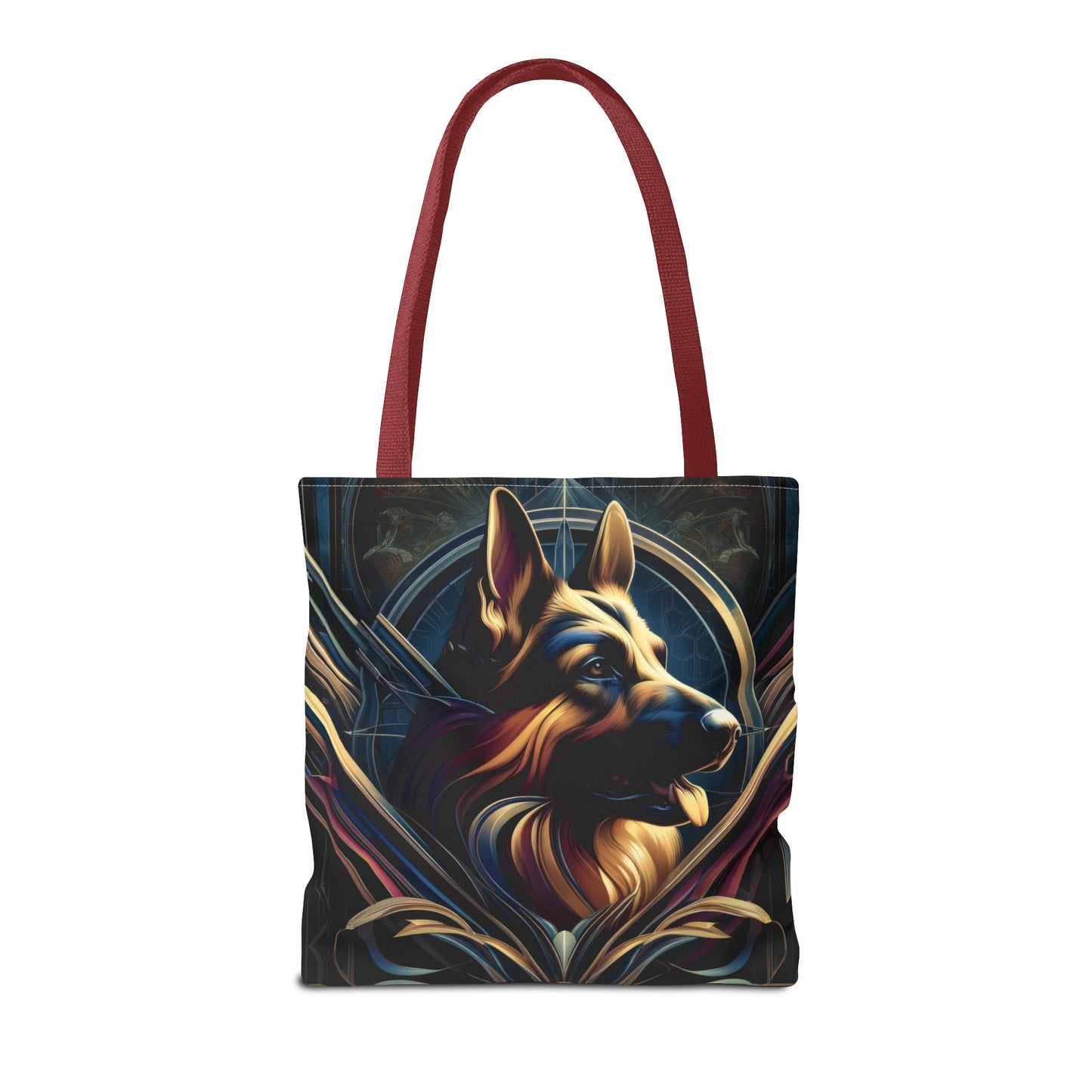 Gothic inspired German Shepherd Tote Bag