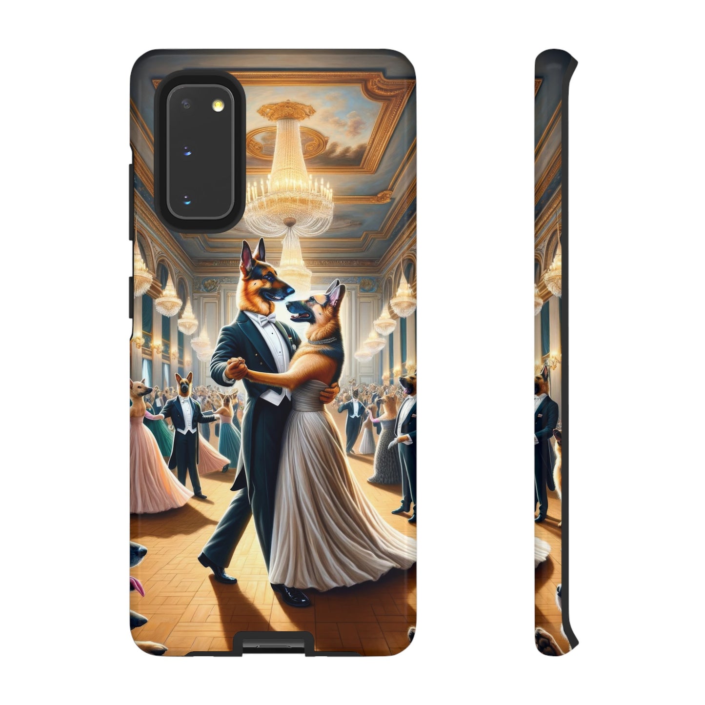 Dancing German Shepherds Tough Phone Case