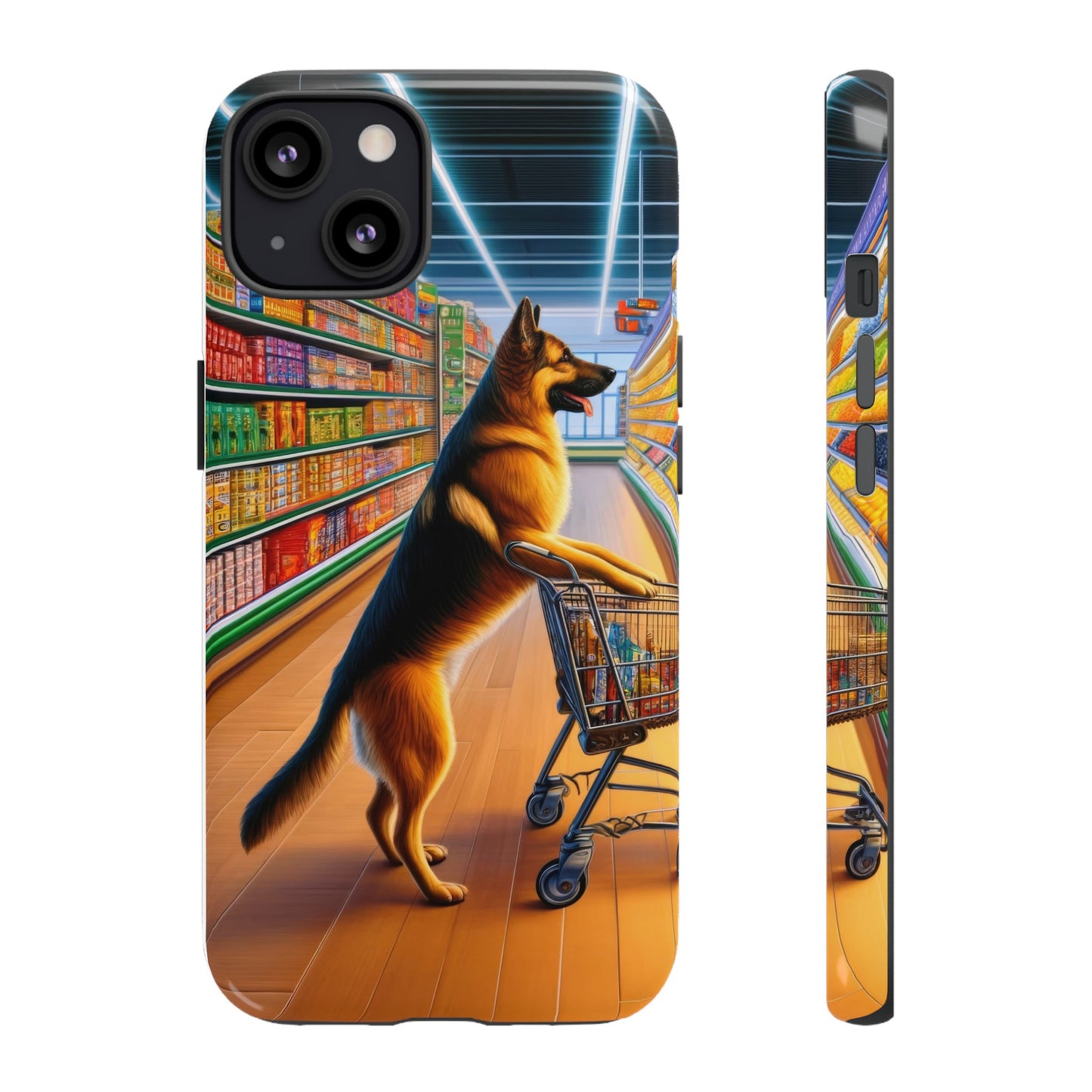 German Shepherd Shopping Phone Case