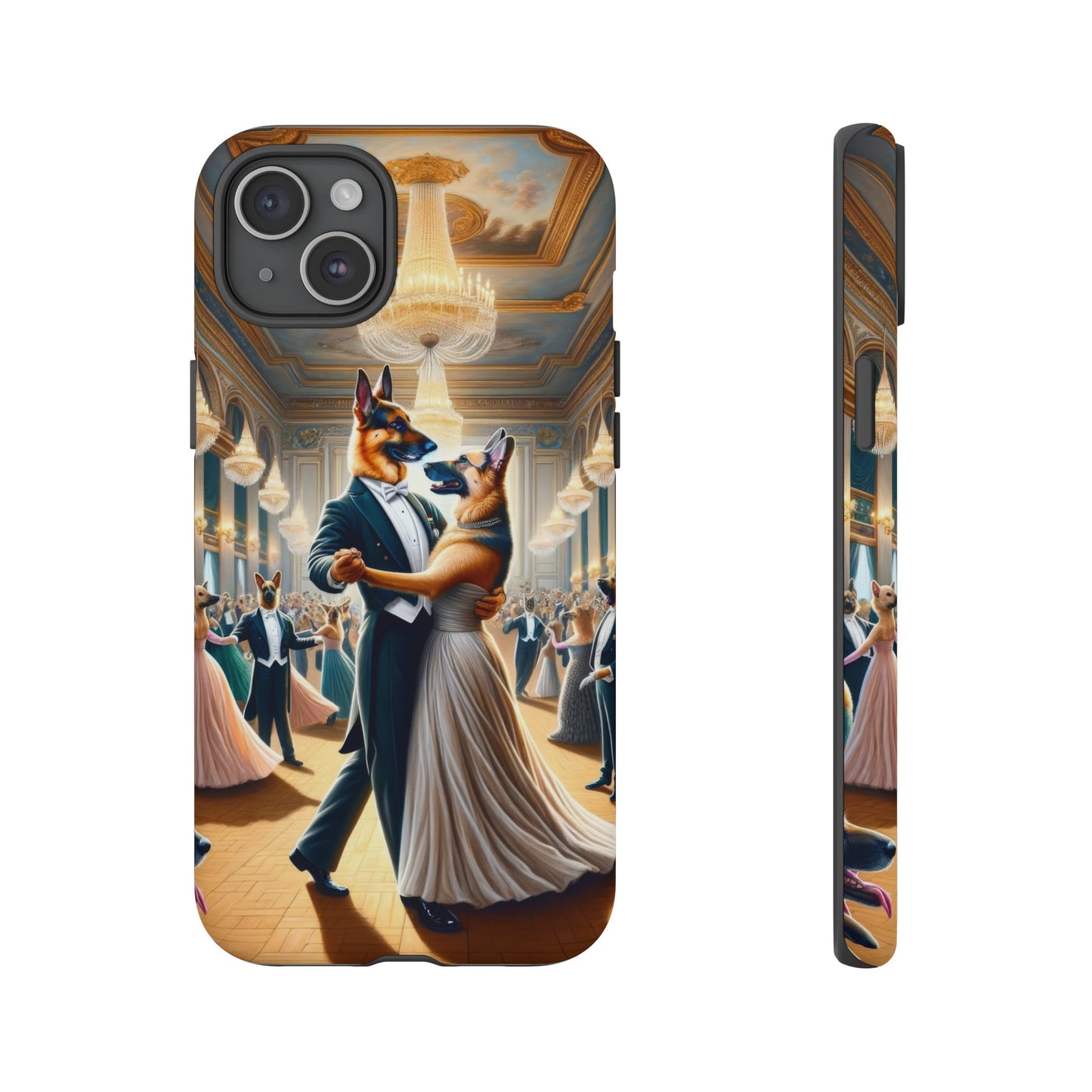 Dancing German Shepherds Tough Phone Case