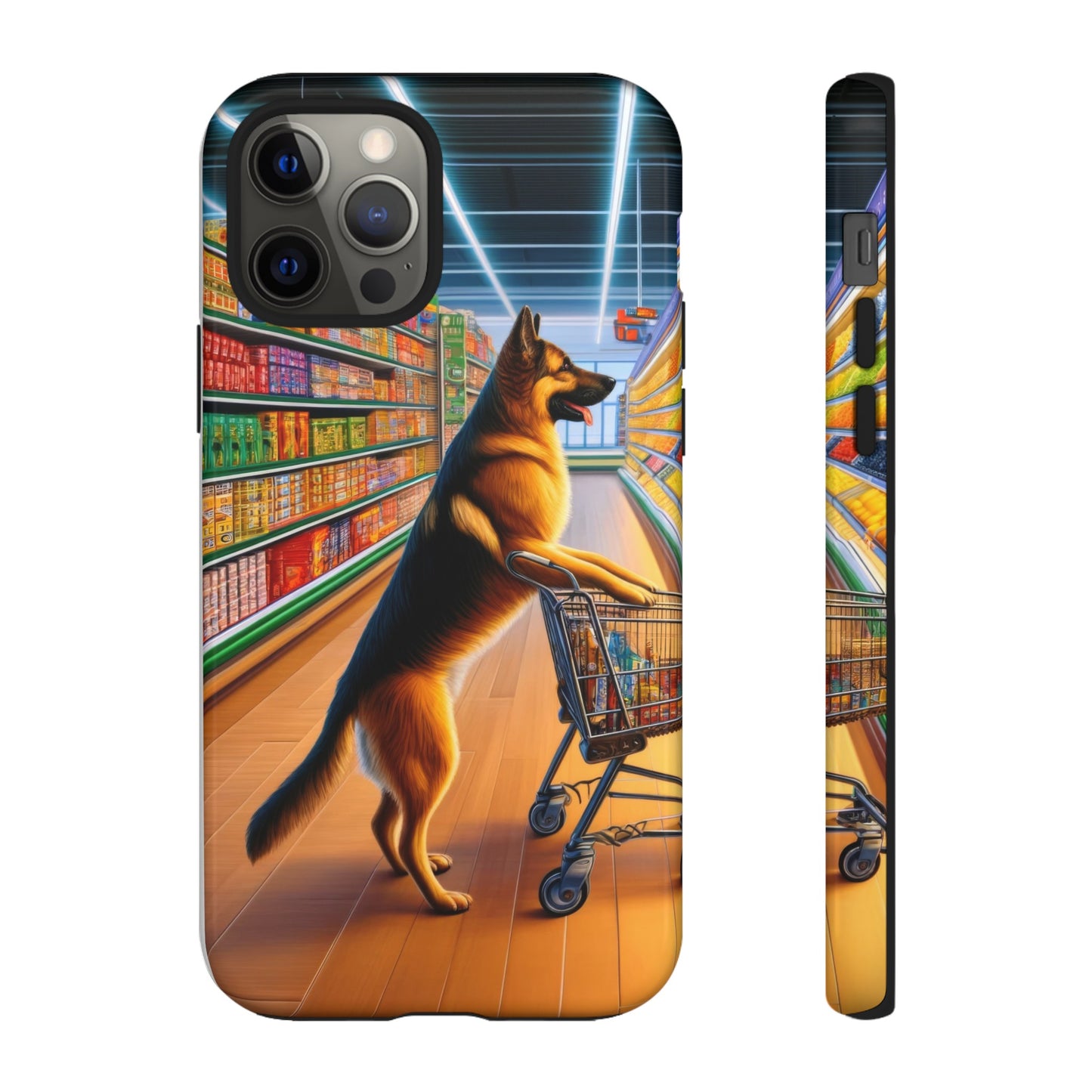 German Shepherd Shopping Phone Case