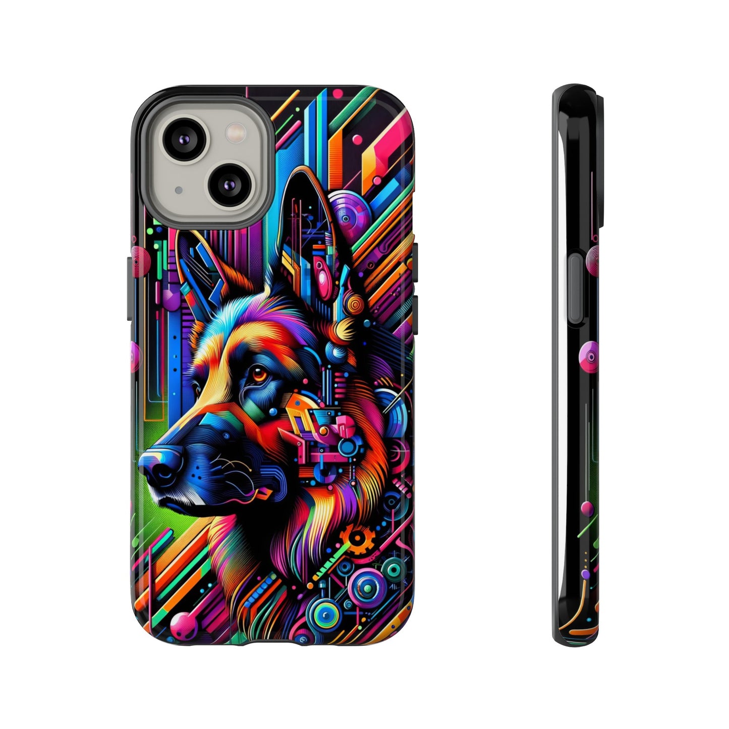 Constructivism and dadaism German Shepherd Phone Case