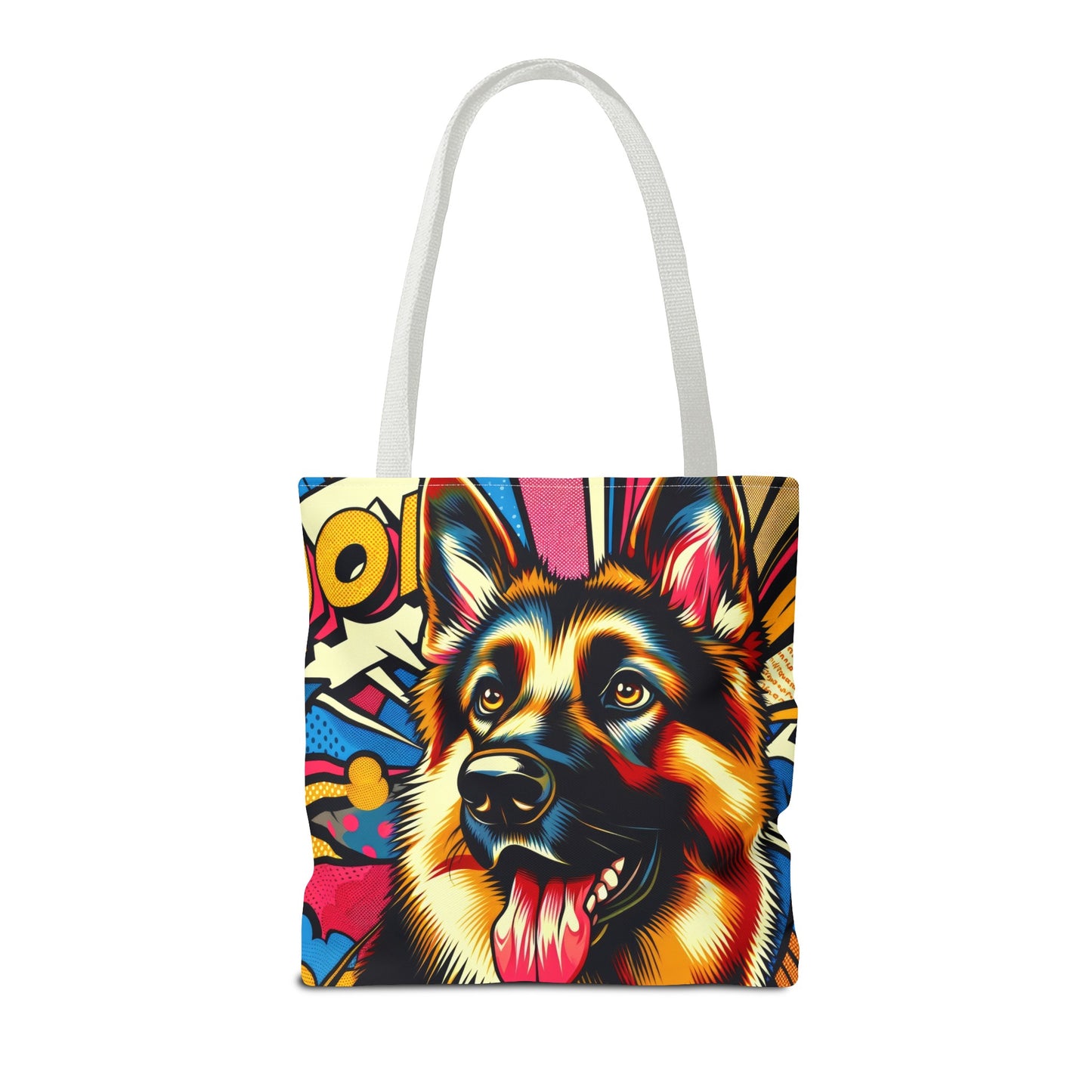 Anime style German Shepherd Tote Bag