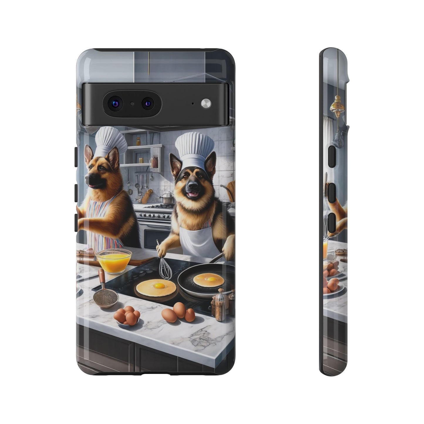 Cooking German Shepherds Tough Phone Case