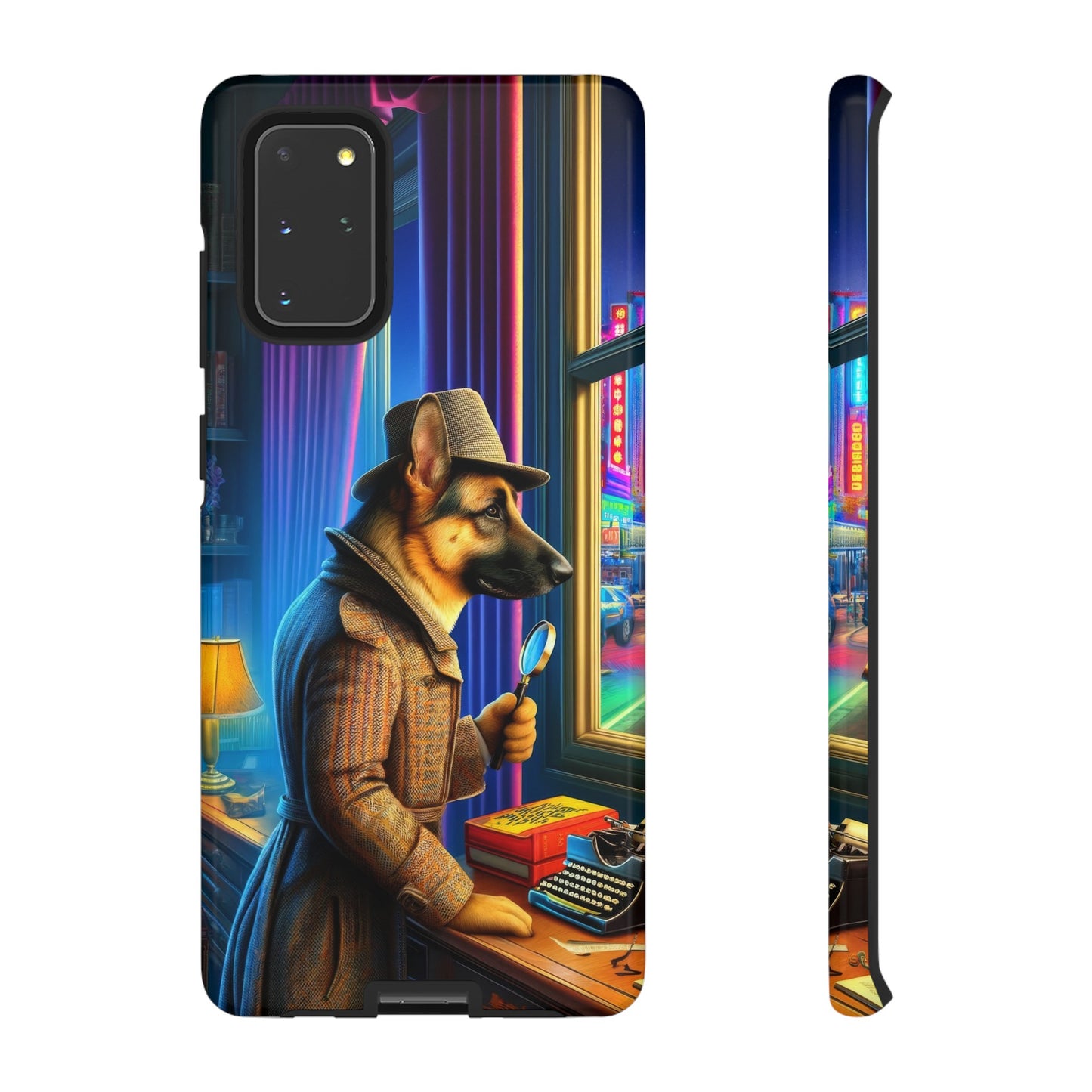 German Shepherd Detective Phone Case