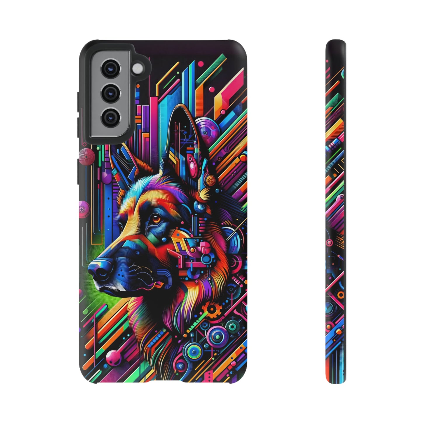 Constructivism and dadaism German Shepherd Phone Case