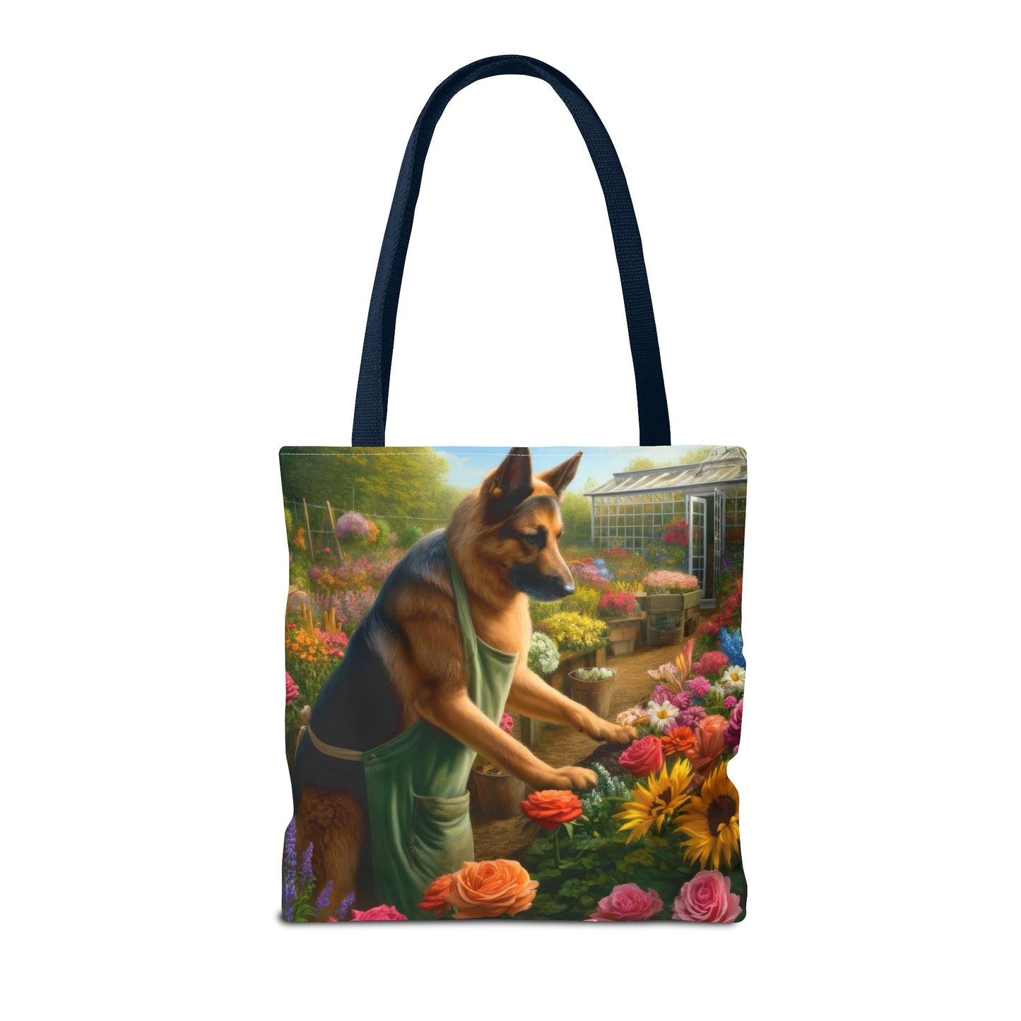 German Shepherd Gardening Tote Bag