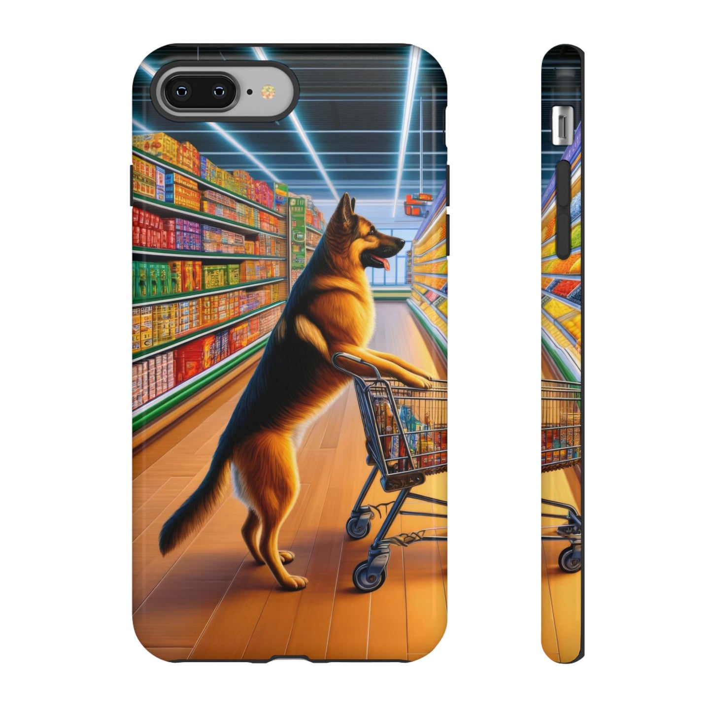 German Shepherd Shopping Phone Case