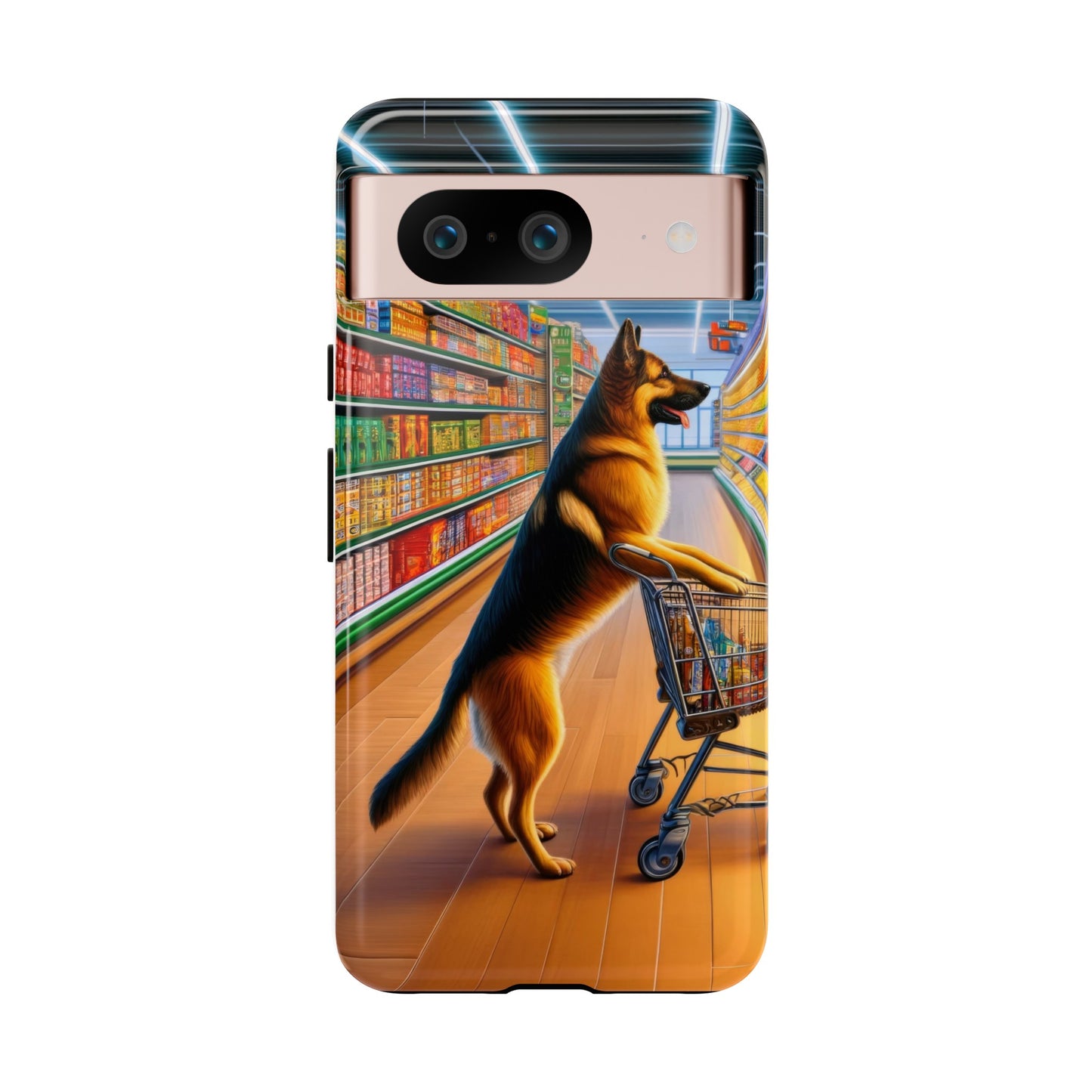 German Shepherd Shopping Phone Case