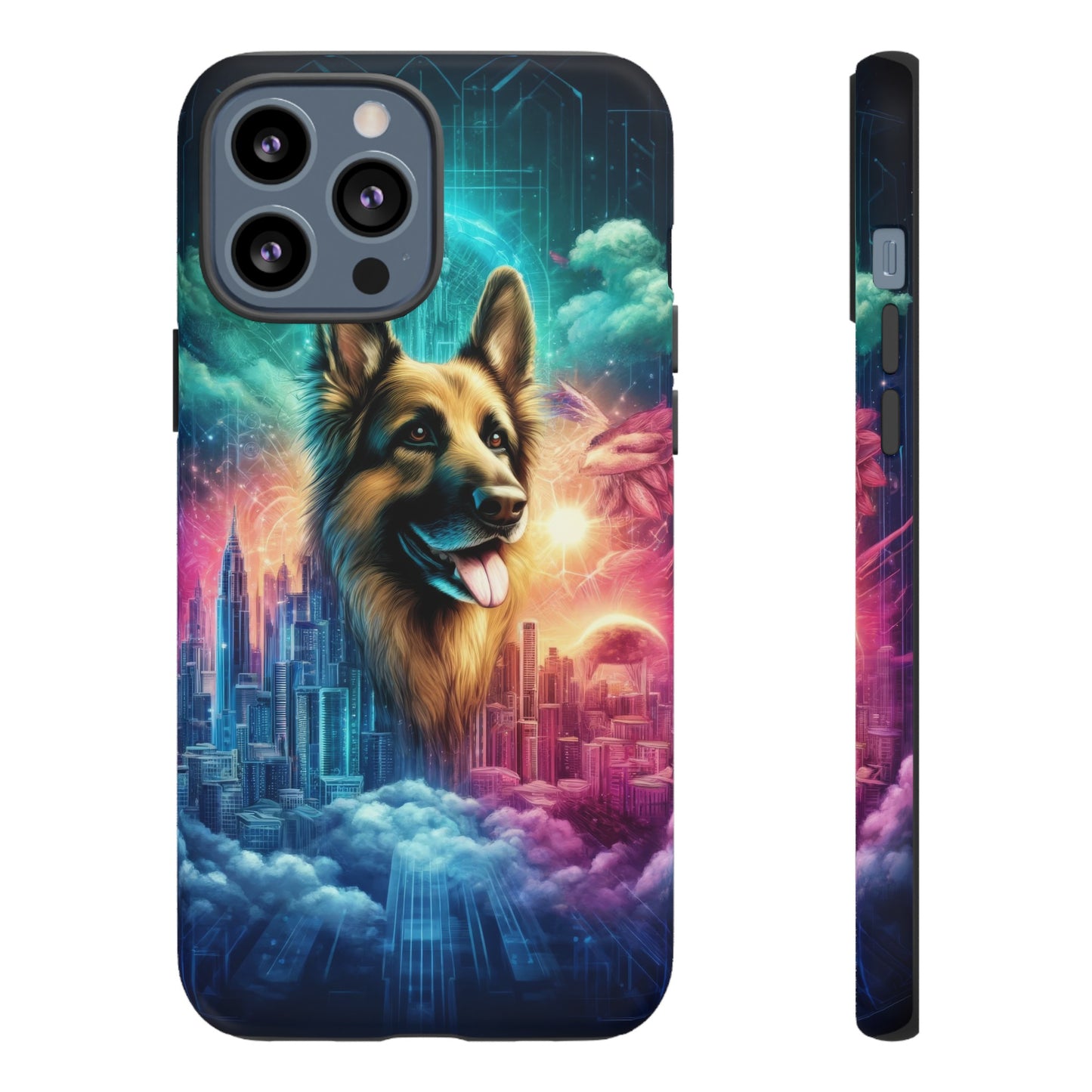 Dreamy fantasy German Shepherd Phone Case