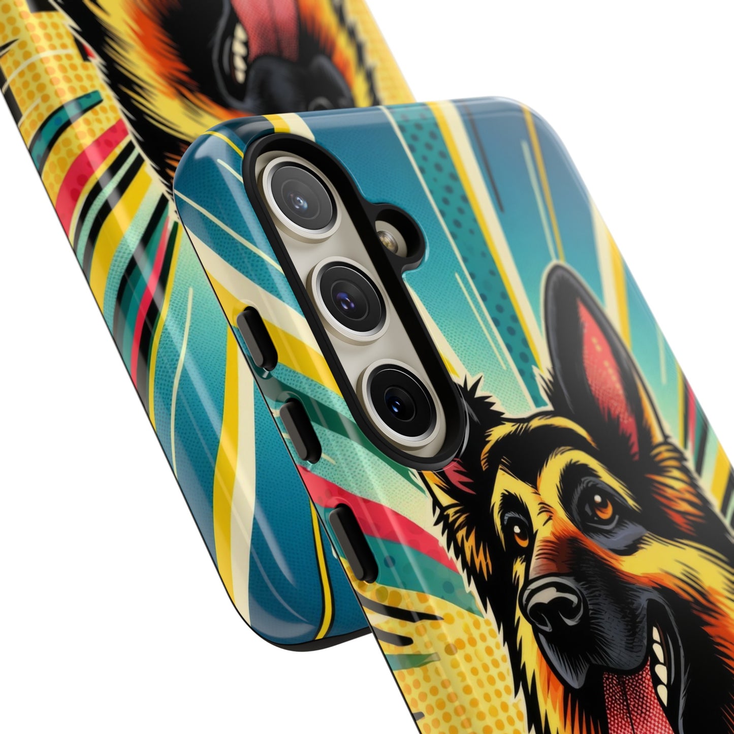 Comic style German Shepherd Phone Case