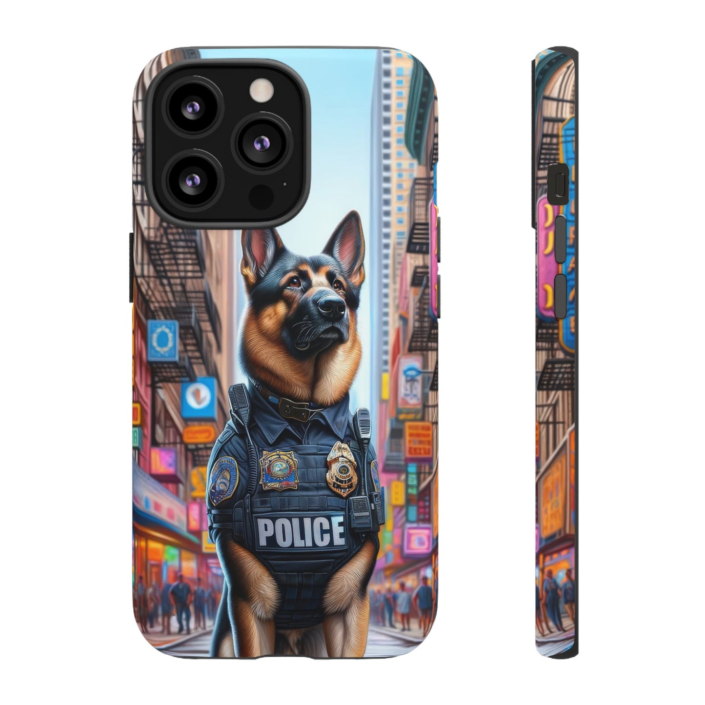 German Shepherd Police Officer Phone Case