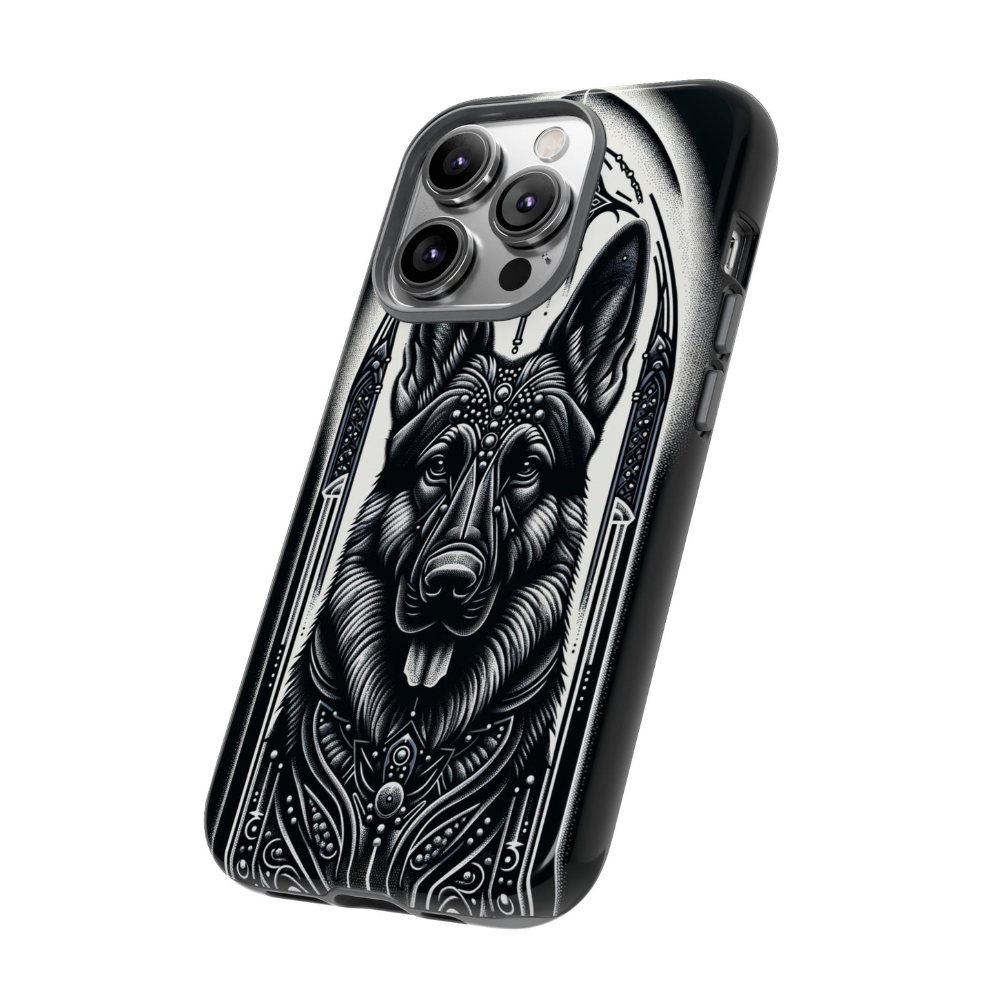 Futuristic German Shepherd Phone Case