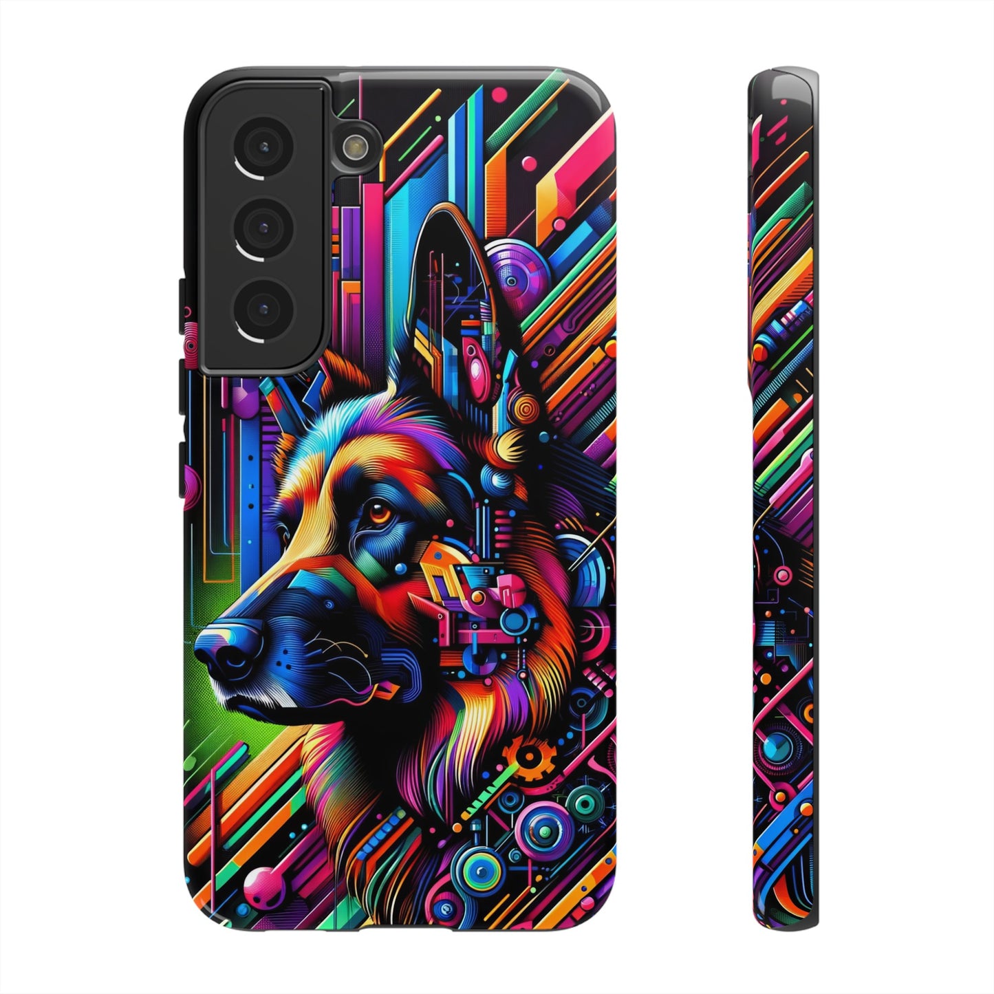 Constructivism and dadaism German Shepherd Phone Case