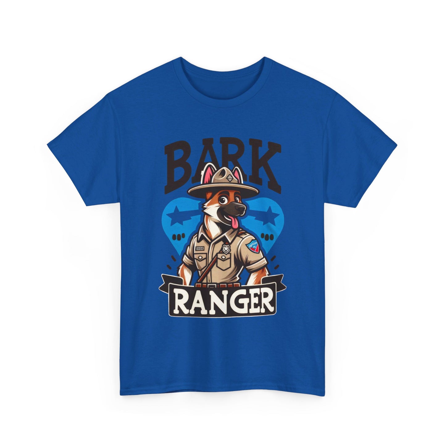 Bark Ranger On Duty T-Shirt (13 colors) (German Shepherd)