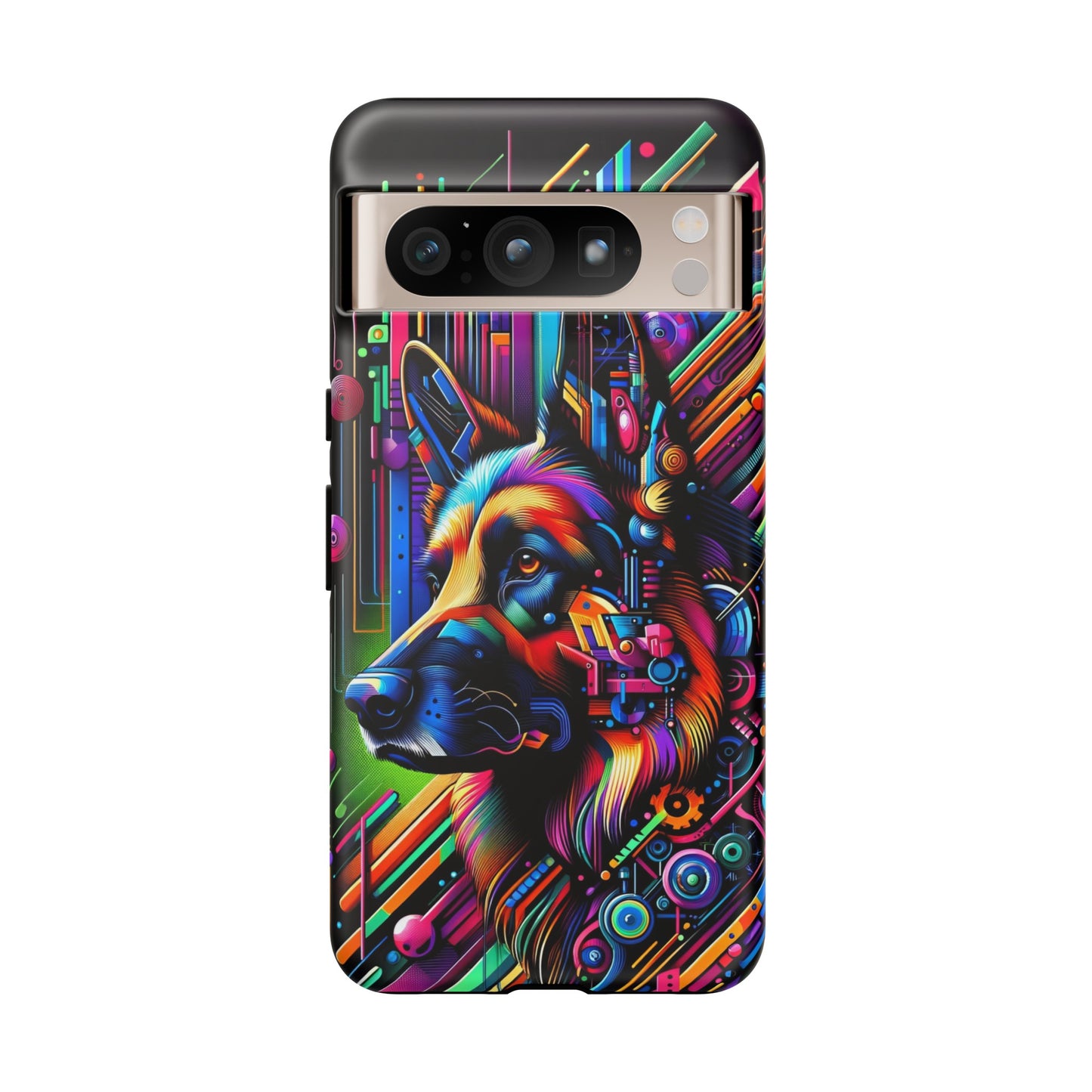 Constructivism and dadaism German Shepherd Phone Case