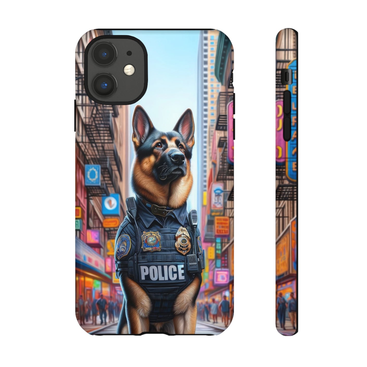 German Shepherd Police Officer Phone Case