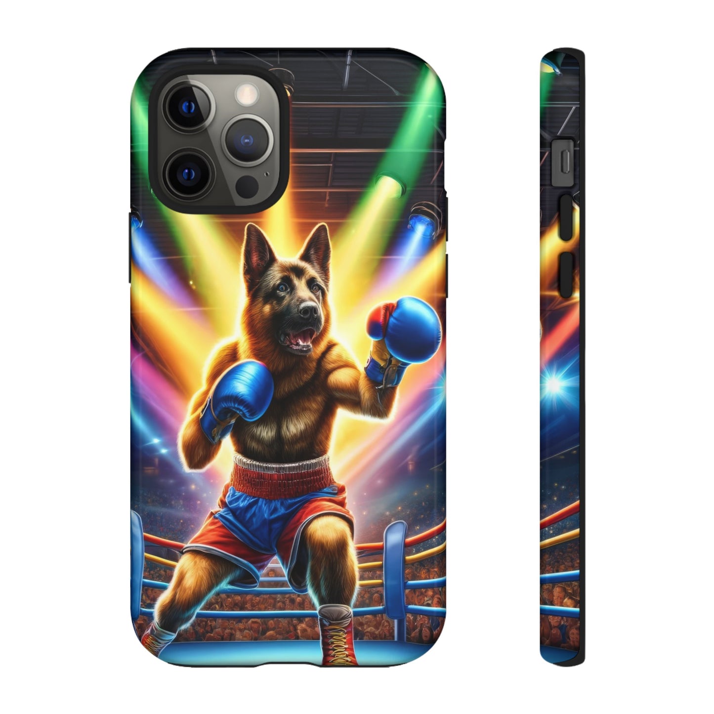 German Shepherd Boxing Phone Case