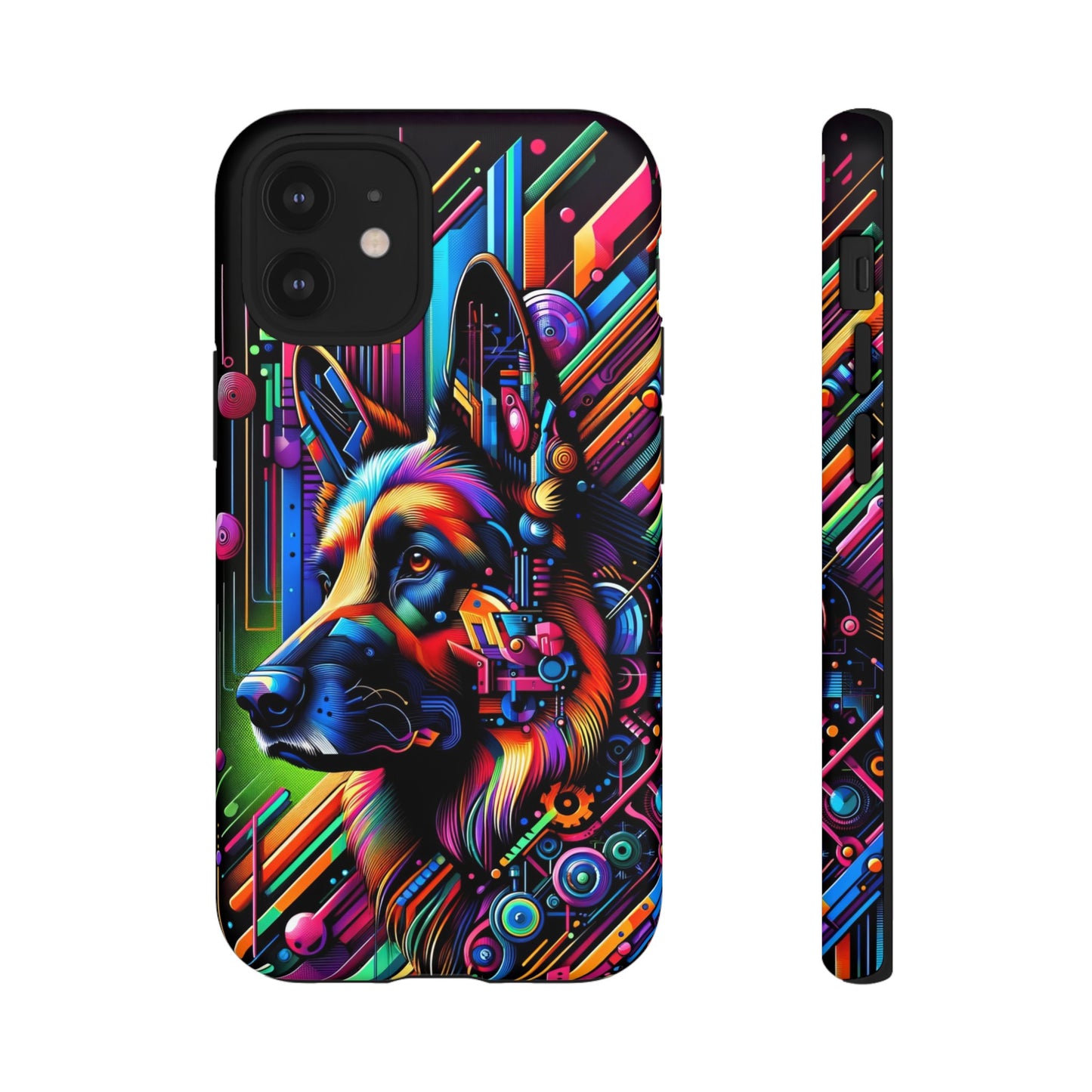 Constructivism and dadaism German Shepherd Phone Case