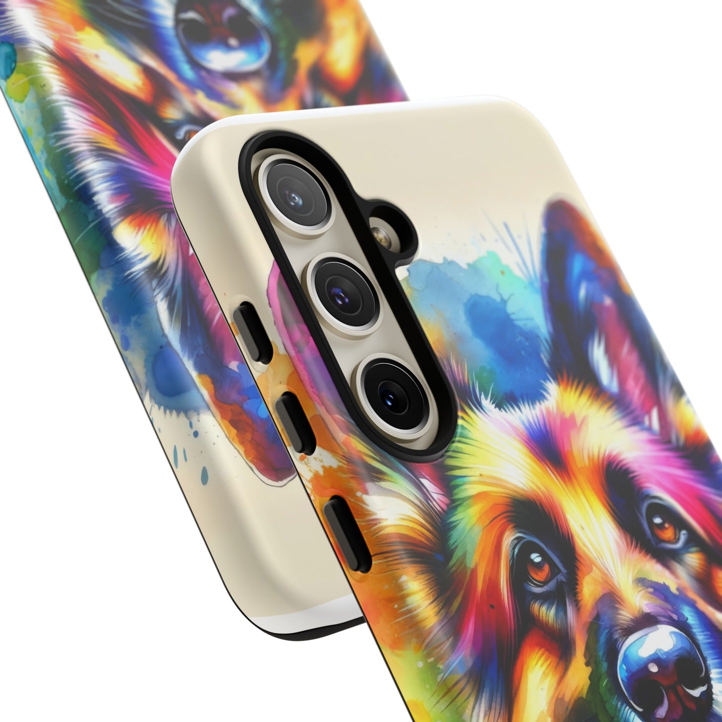 German Shepherd in Watercolor Tough Phone Case