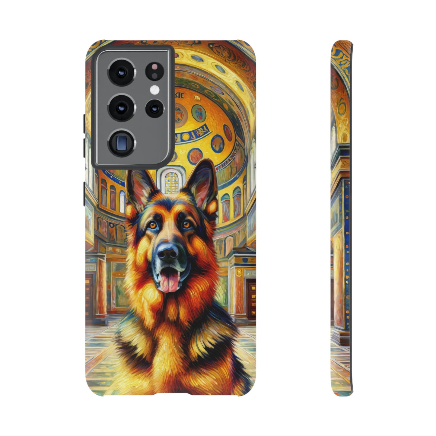 Neo-impressionist German Shepherd Phone Case