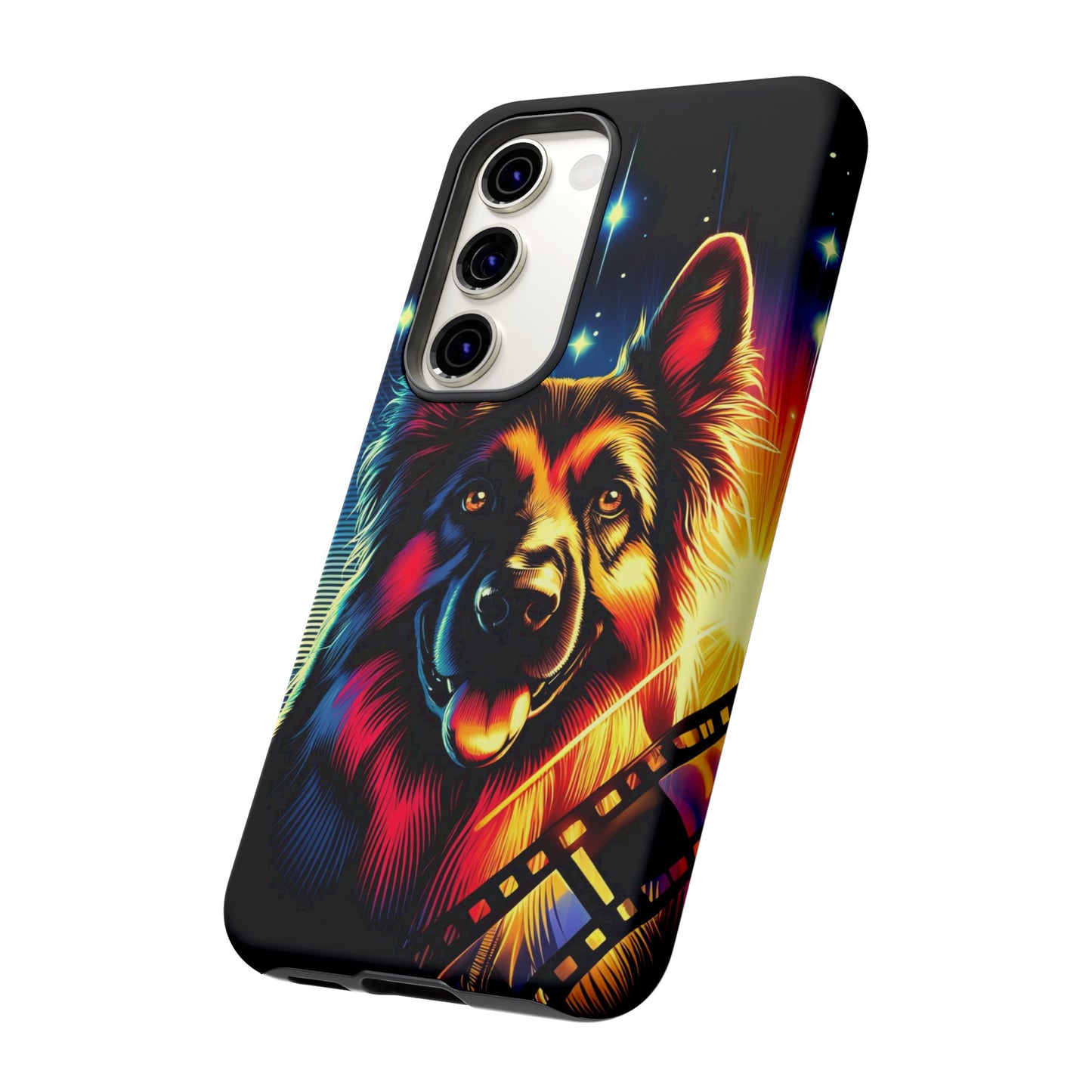 Comic book style German Shepherd Phone Case