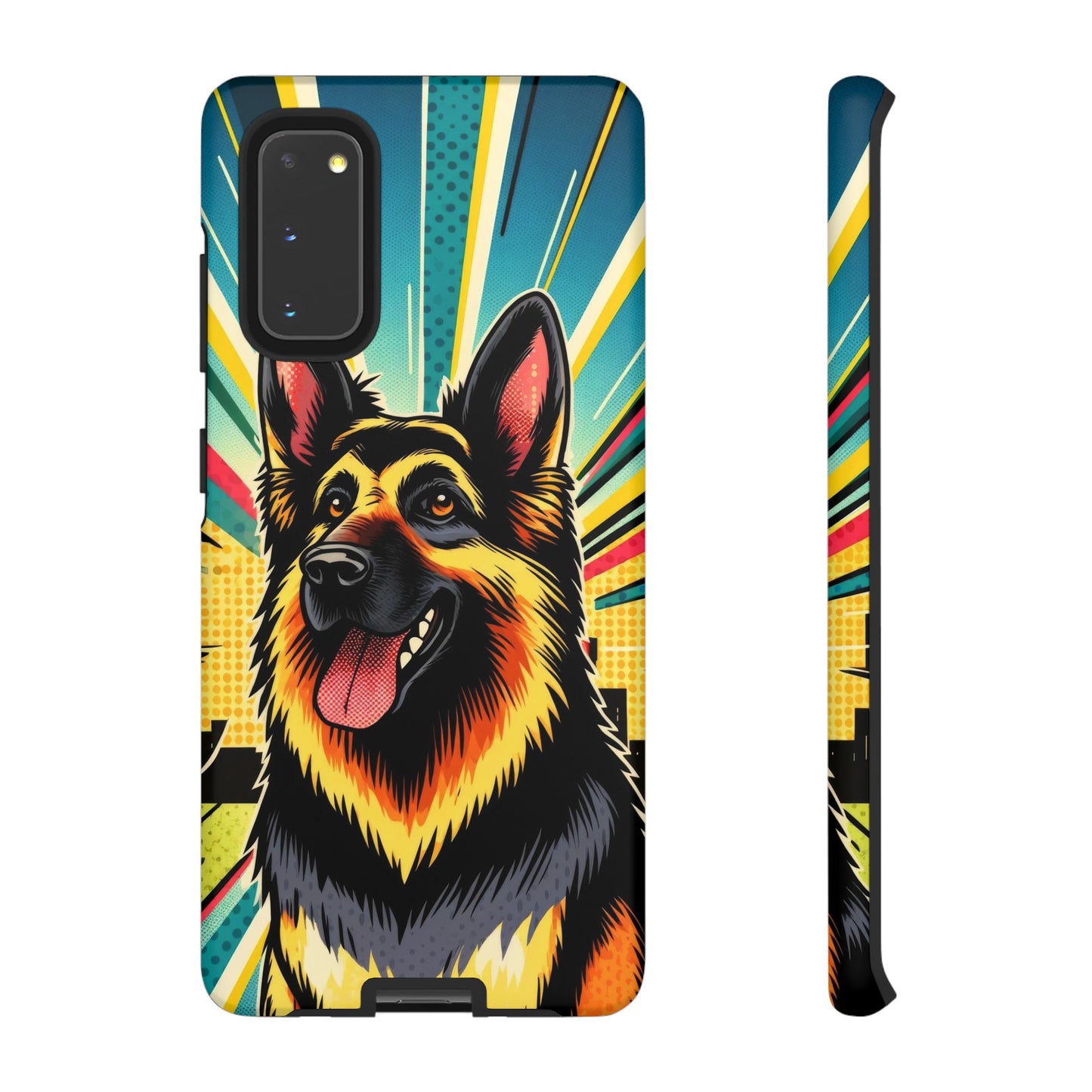 Comic style German Shepherd Phone Case