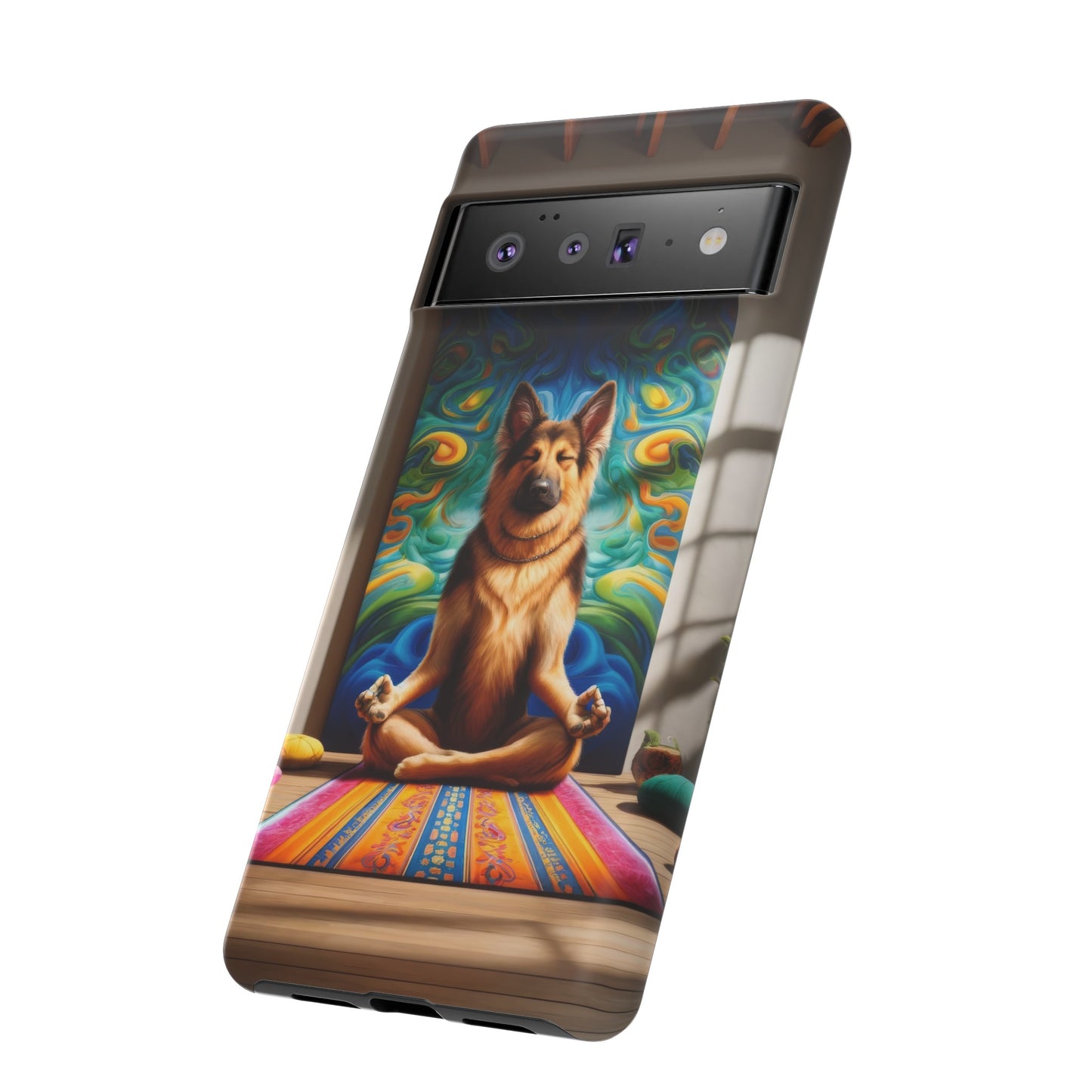 German Shepherd Meditating Phone Case