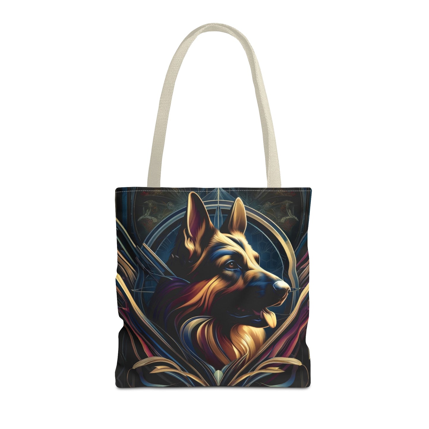 Gothic inspired German Shepherd Tote Bag